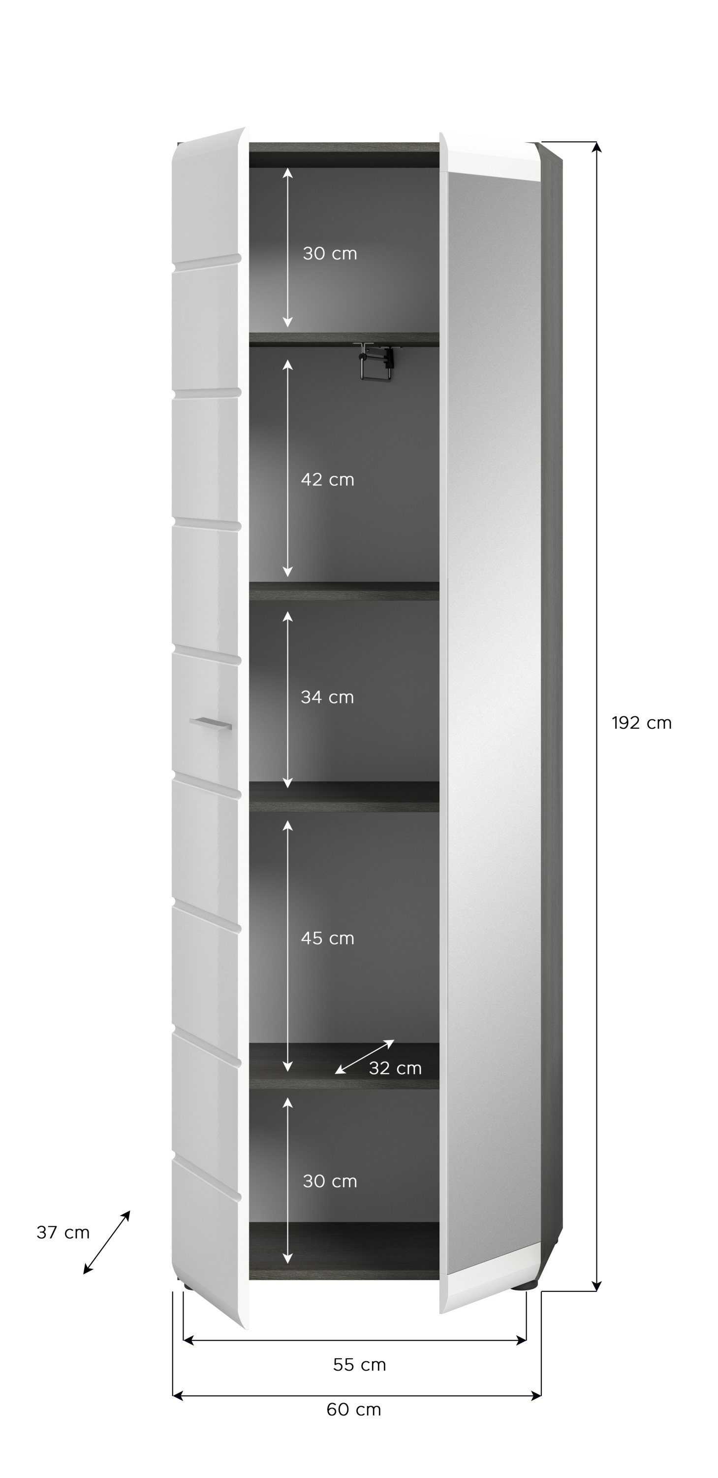 Garderobenschrank SALSA