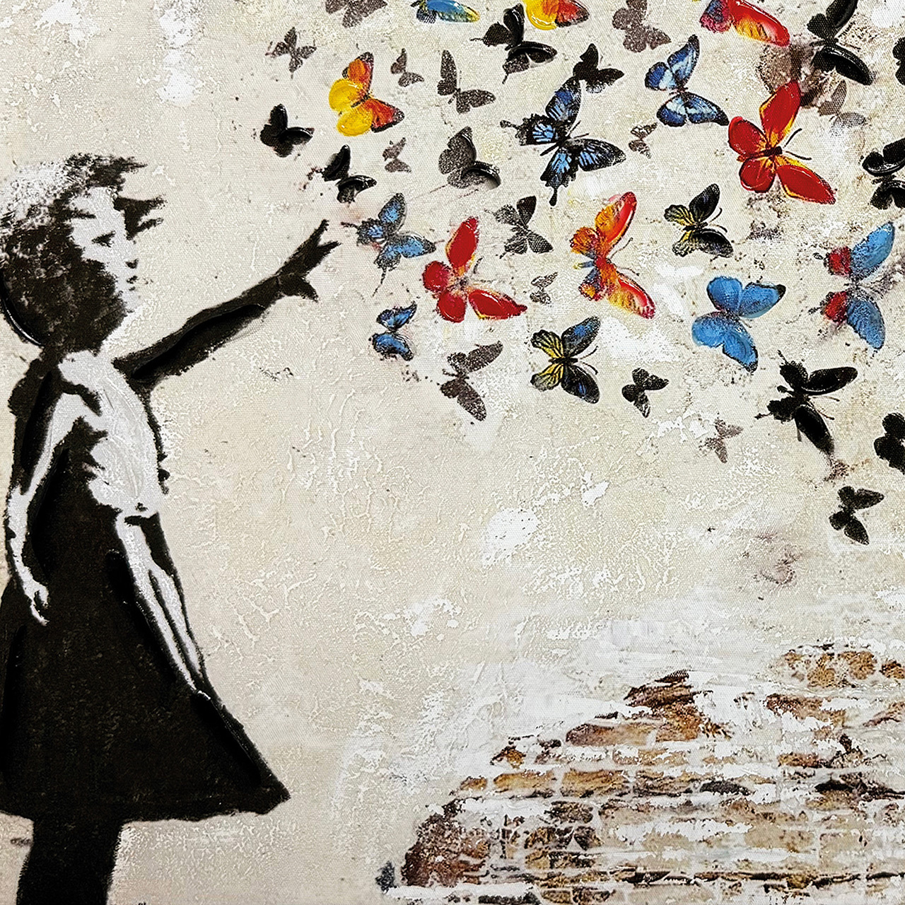 Keilrahmenbild BUTTERFLY GIRL