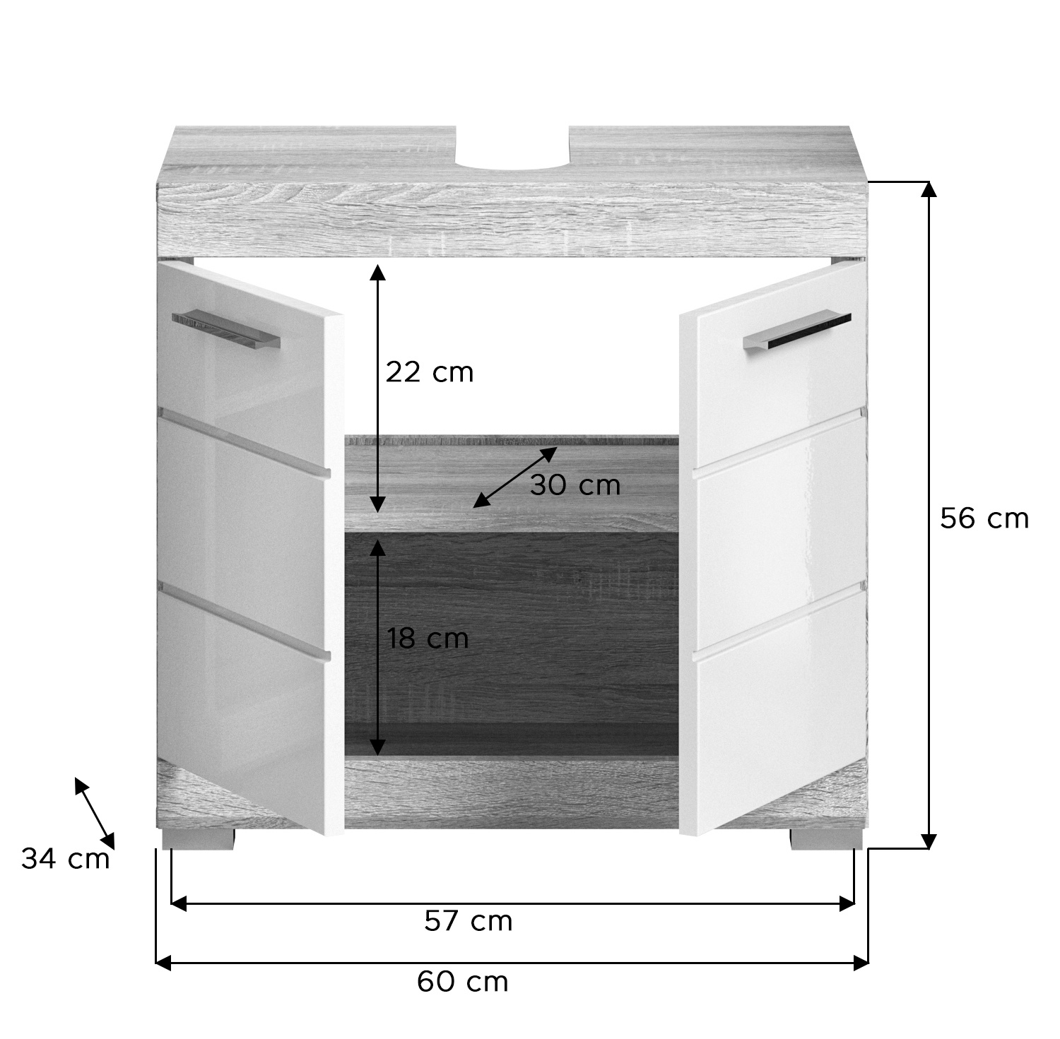 Waschbeckenunterschrank