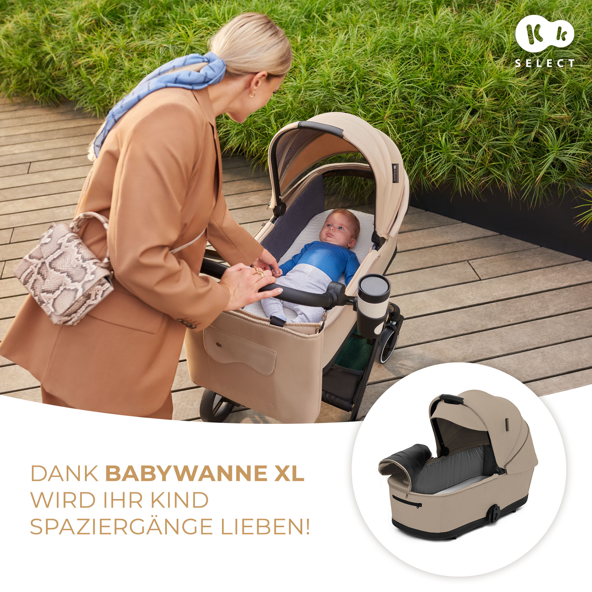 Kinderwagen 3in1 YOXI beige