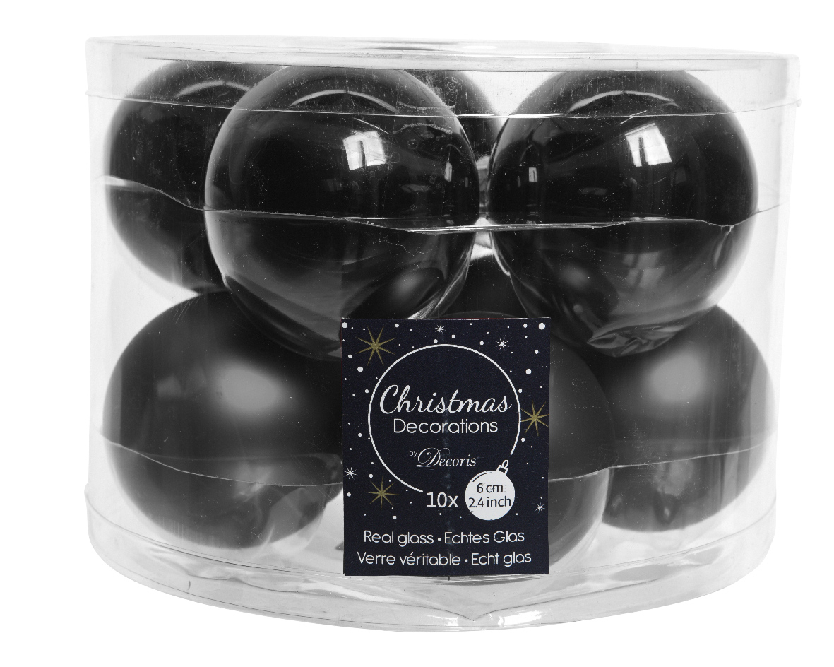 Weihnachtskugel-Box SCHWARZ