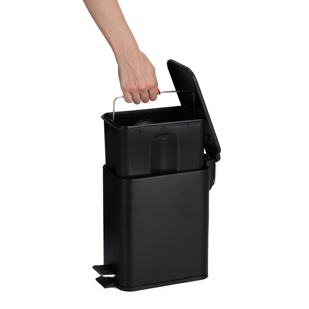 Abfalleimer SOFTY schwarz
