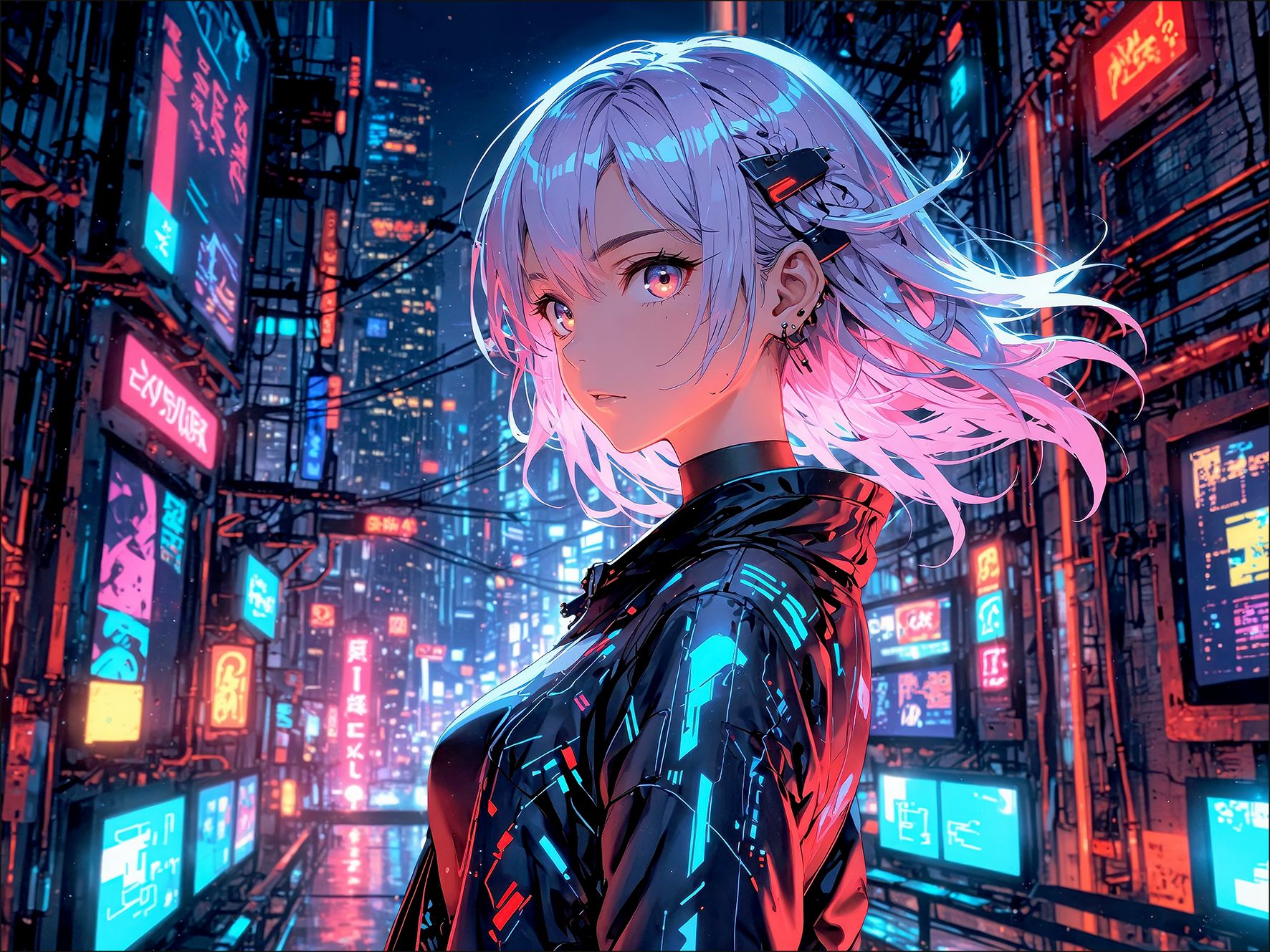 Keilrahmenbild MANGA GIRL I