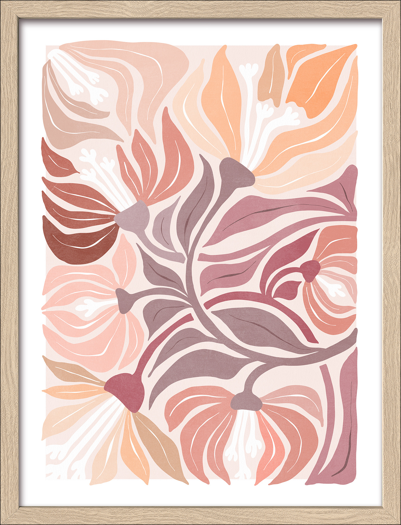 Gerahmtes Bild BOTANICAL ART V