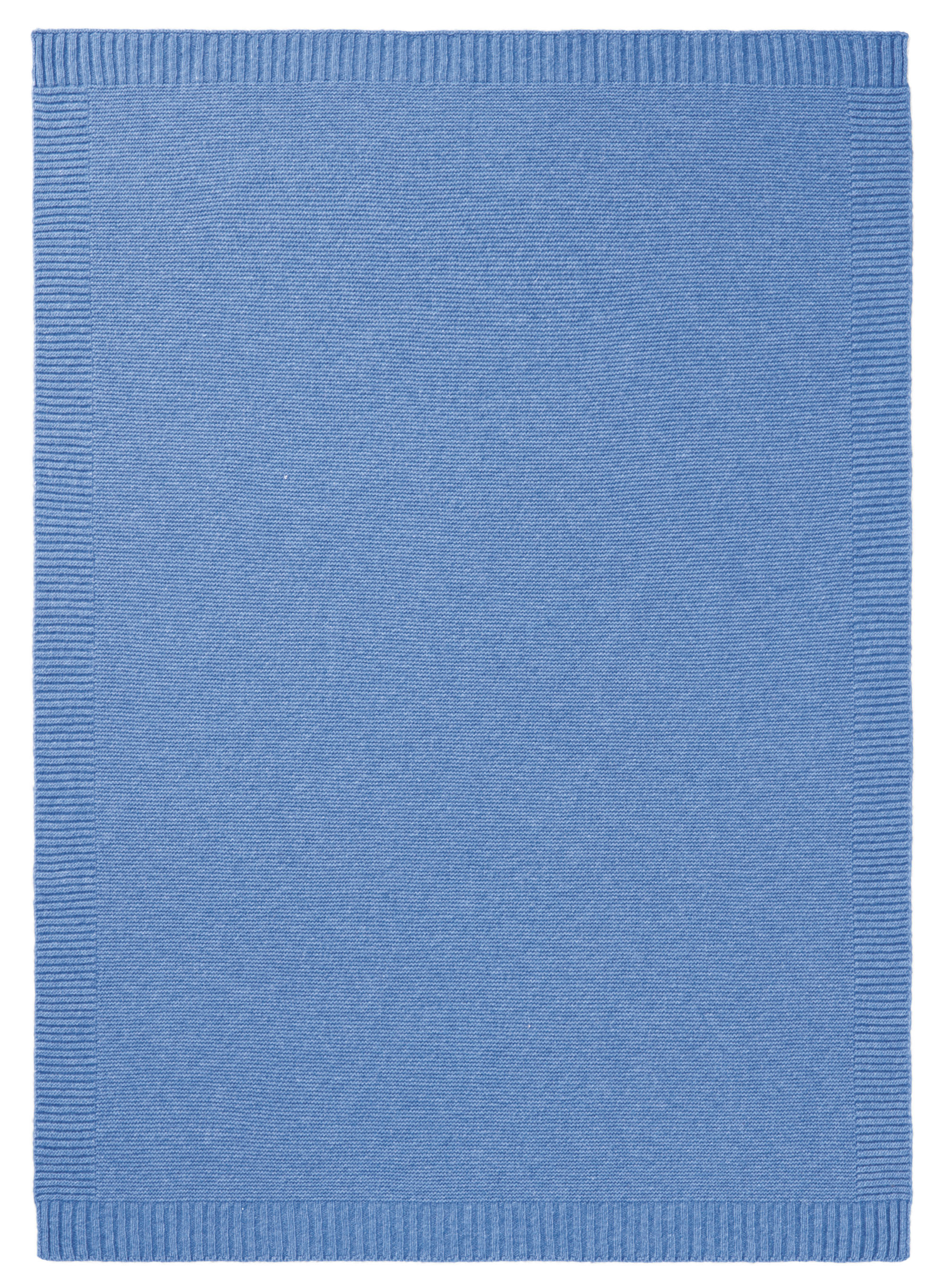 Kinderwolldecke WOOL KNIT BLUE