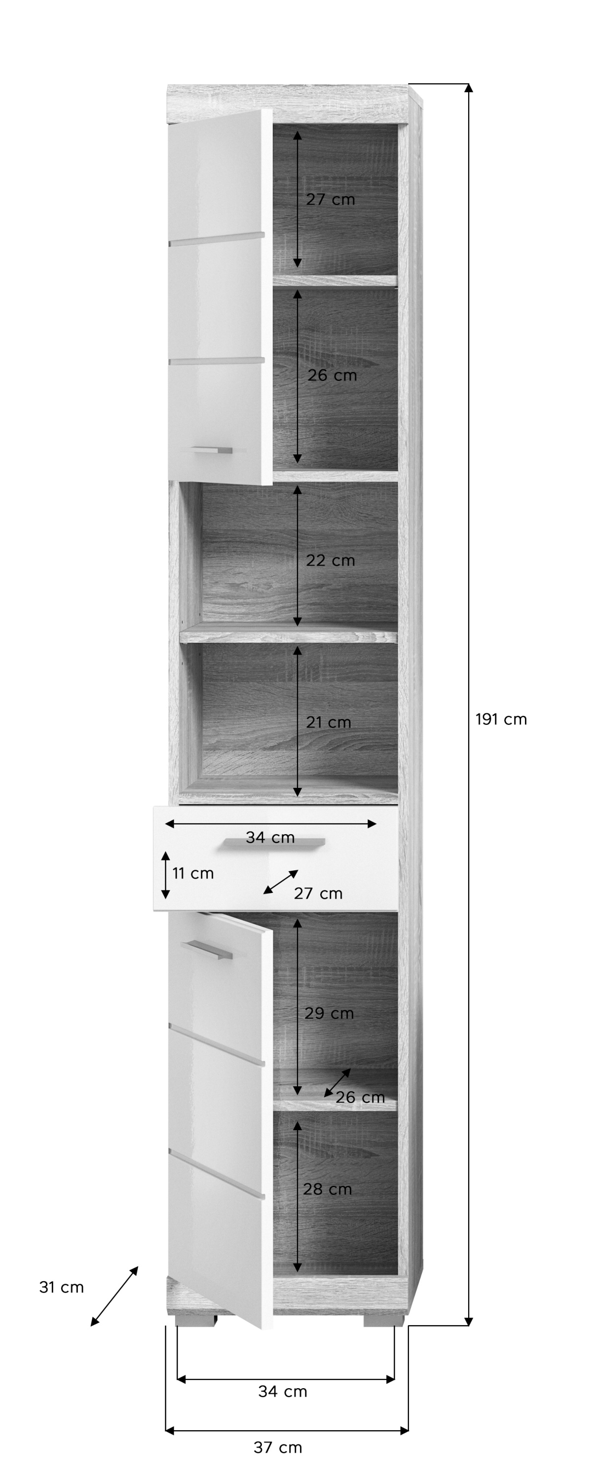 Hochschrank LAMBADA
