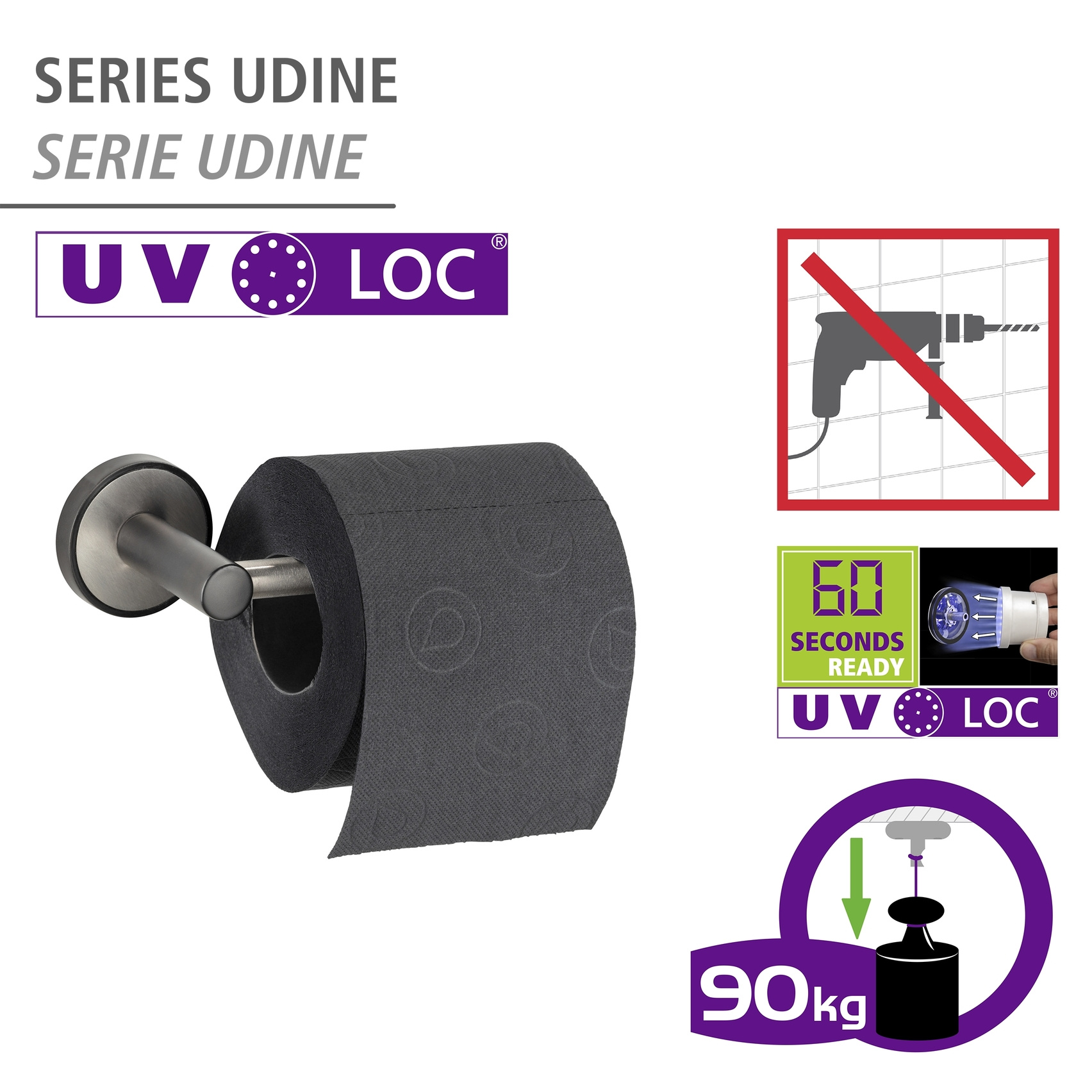 Toilettenpapierhalter UDINE