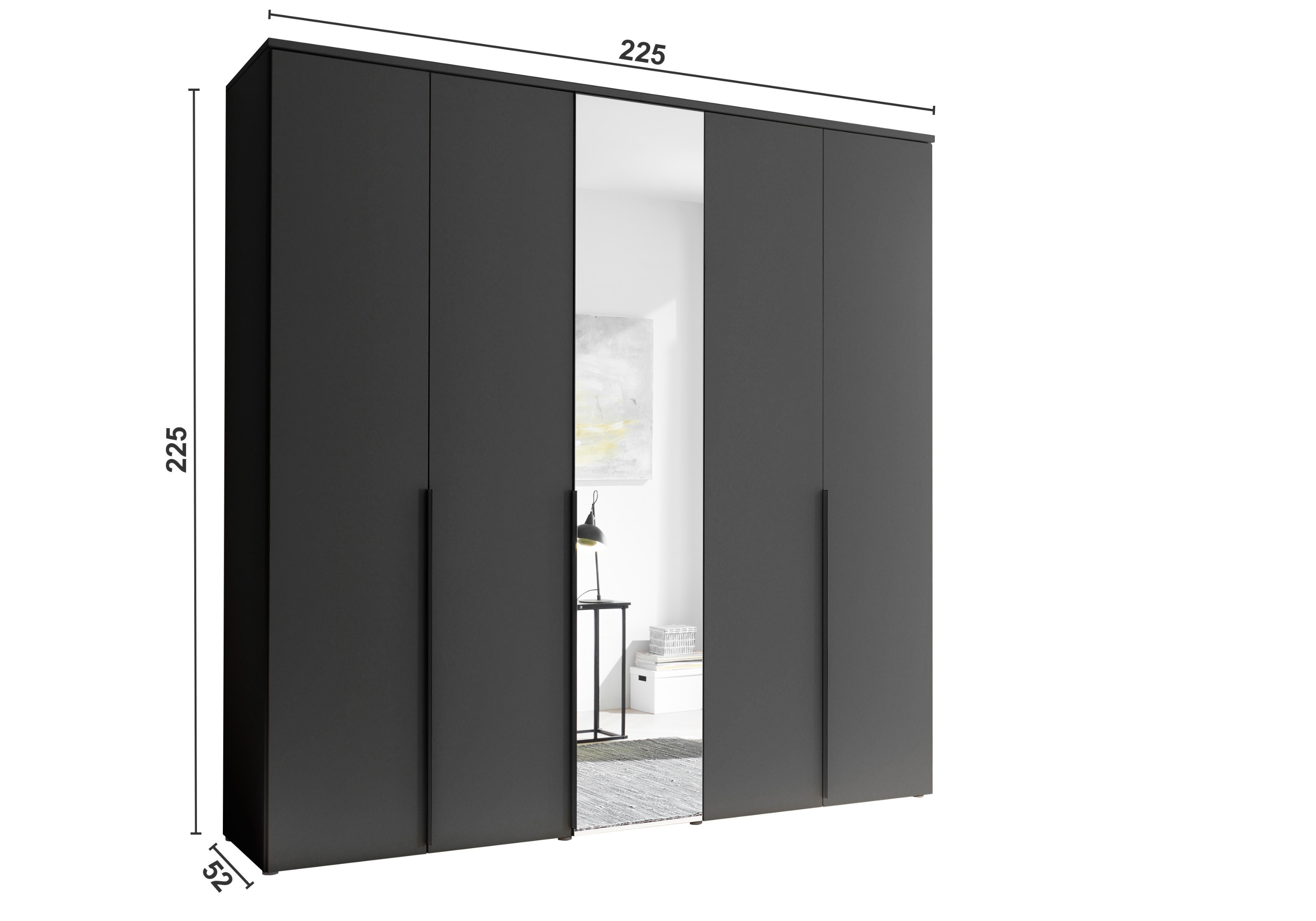 Kleiderschrank HARPER BURELA