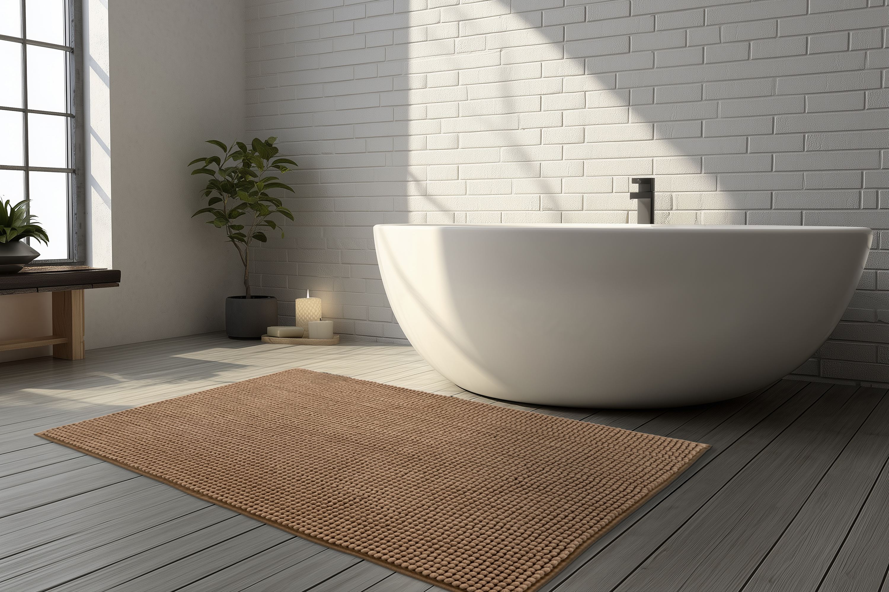 Badematte MONZA beige