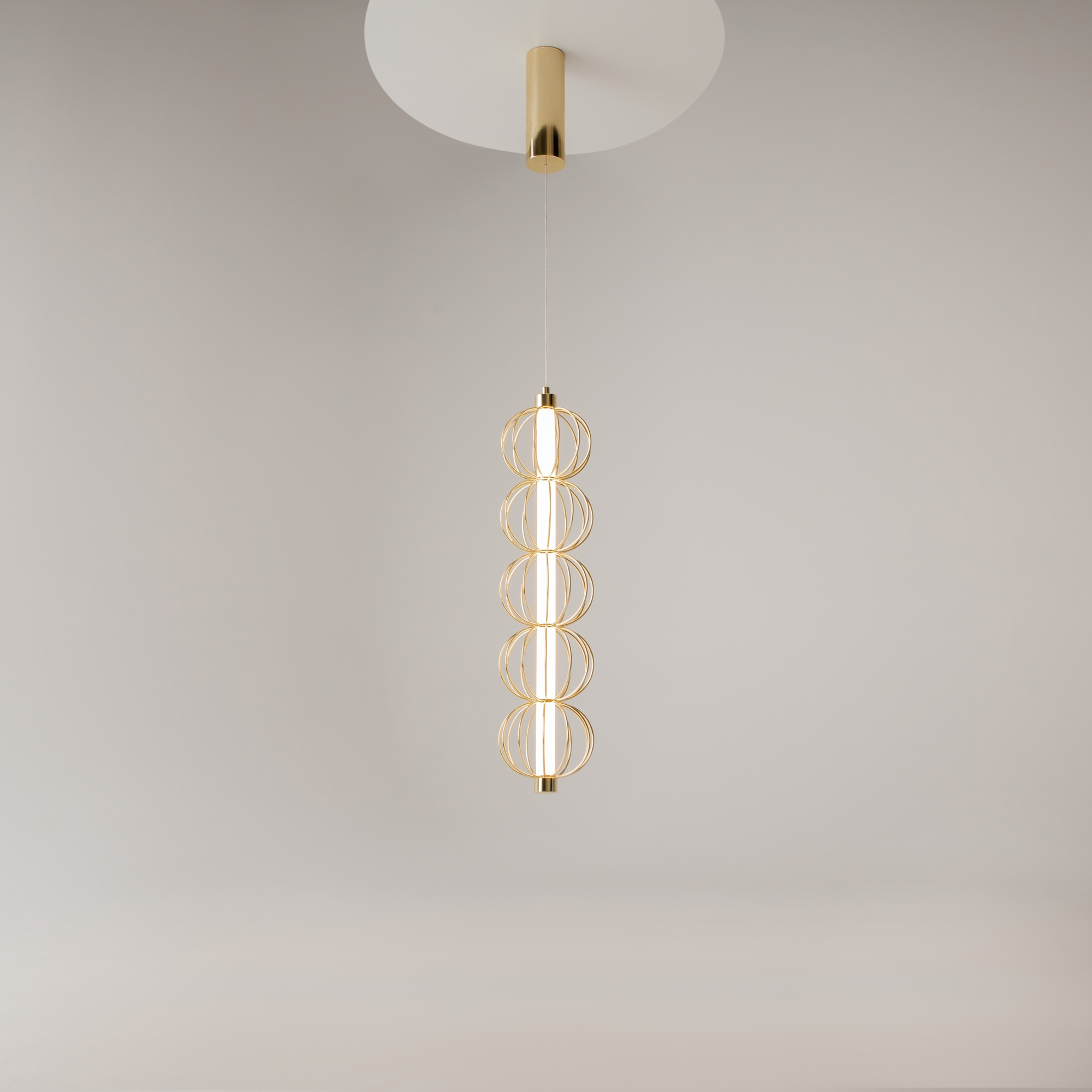 Pendelleuchte GOLDEN CAGE
