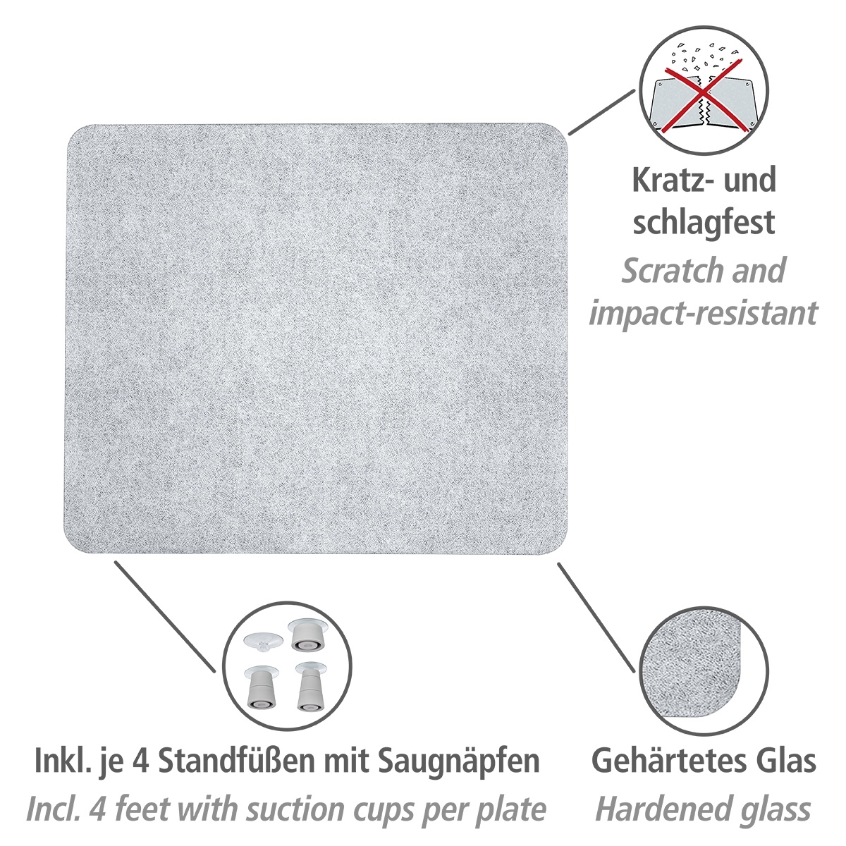 Herdabdeckplatte UNIVERSAL