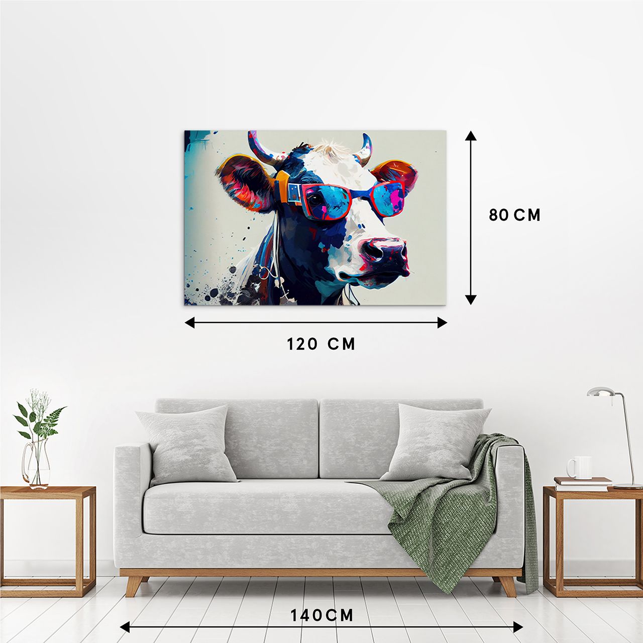 Leinwandbild COOLE KUH