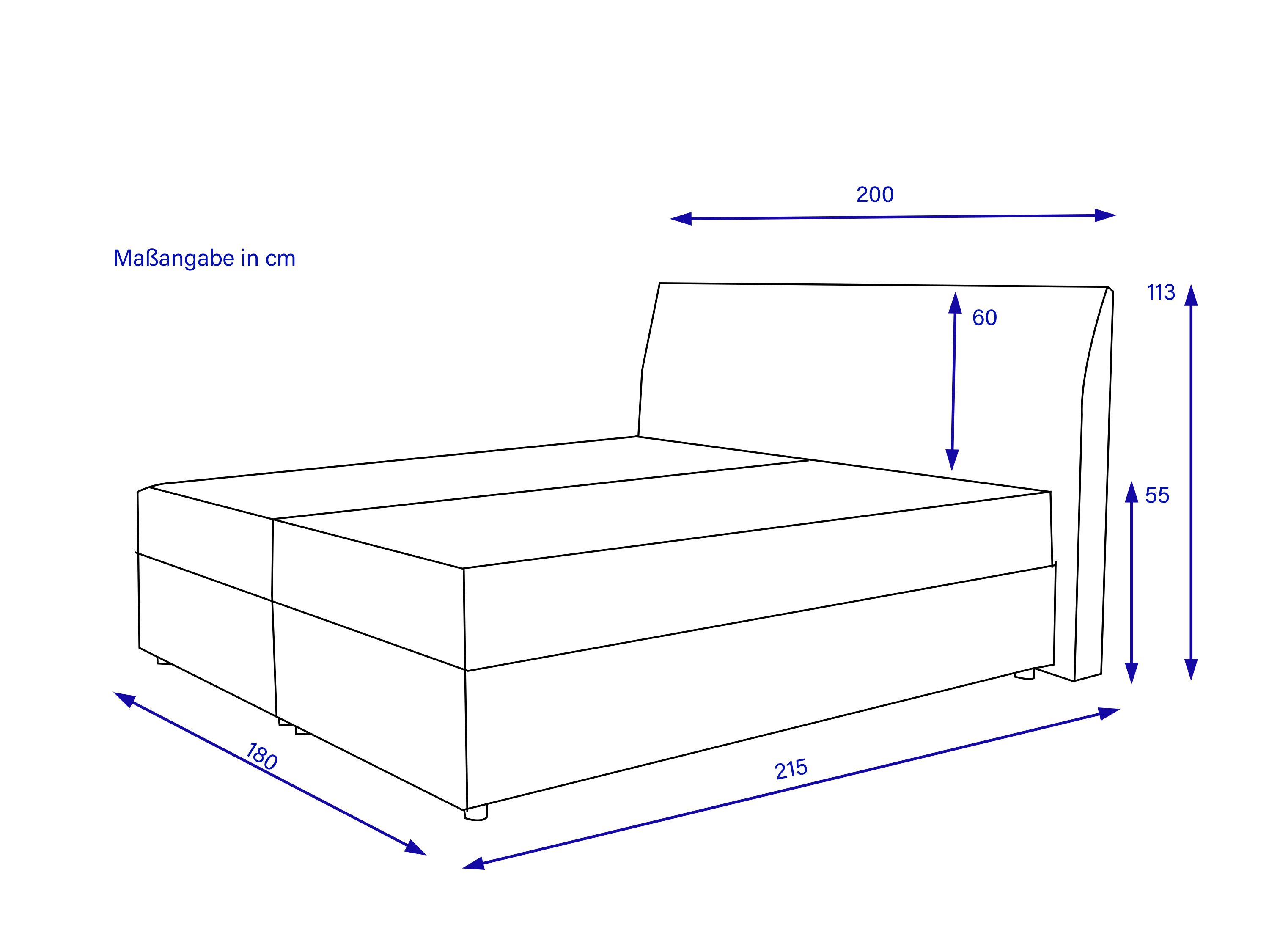 Boxspringbett vito BRILLANT