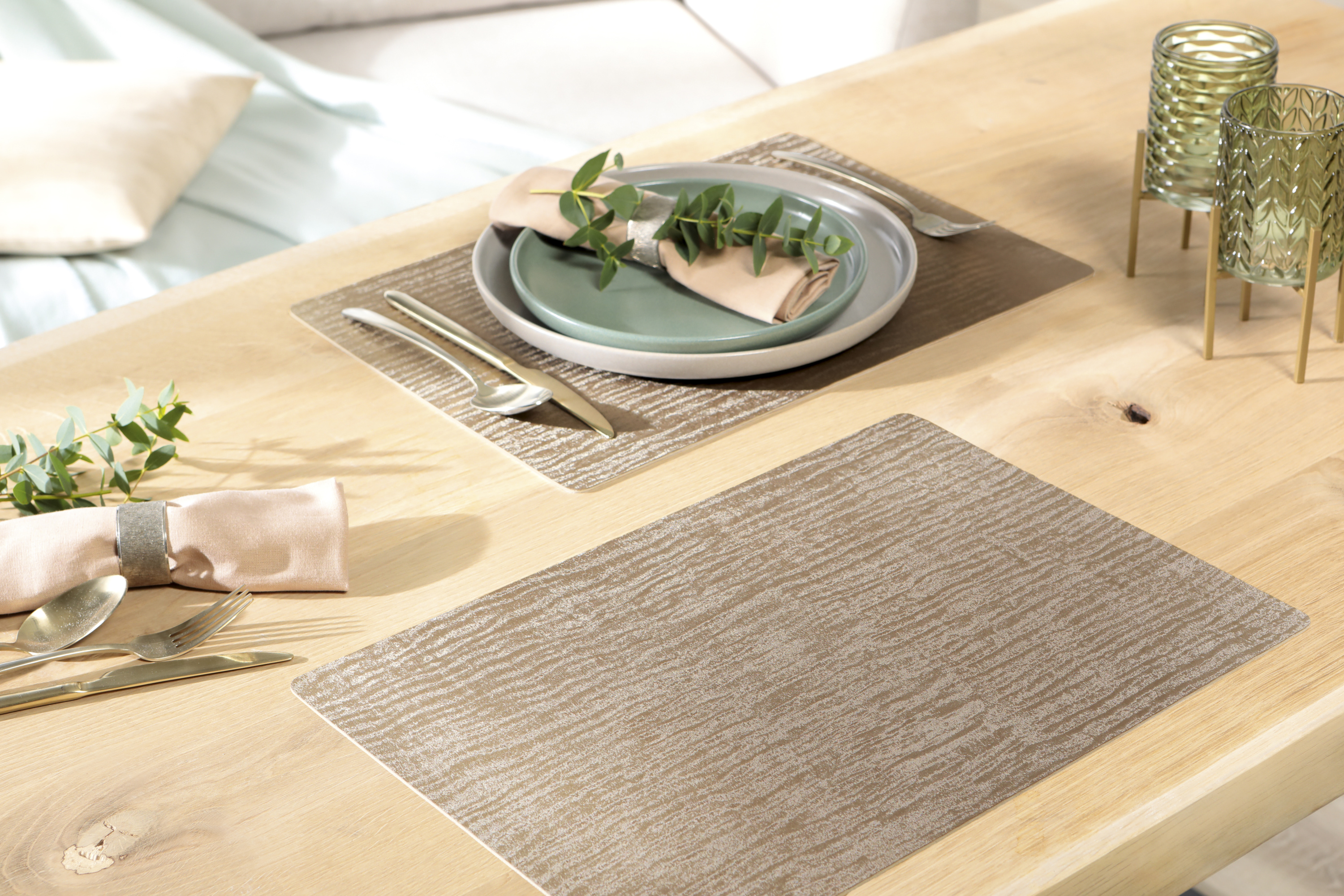 Tischset VERSAILLES taupe