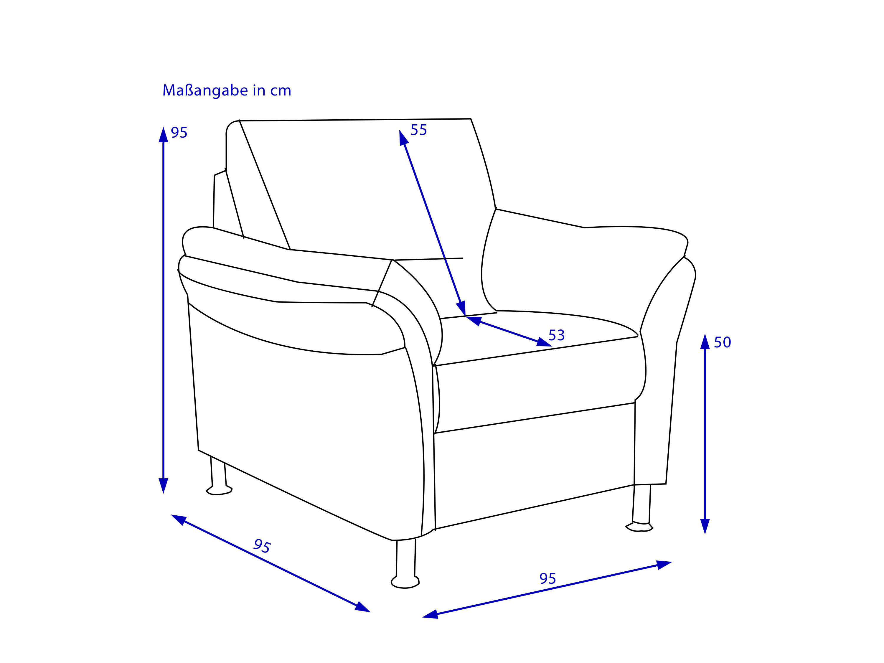 Sessel SYSTEMPOLSTER DAKOTA