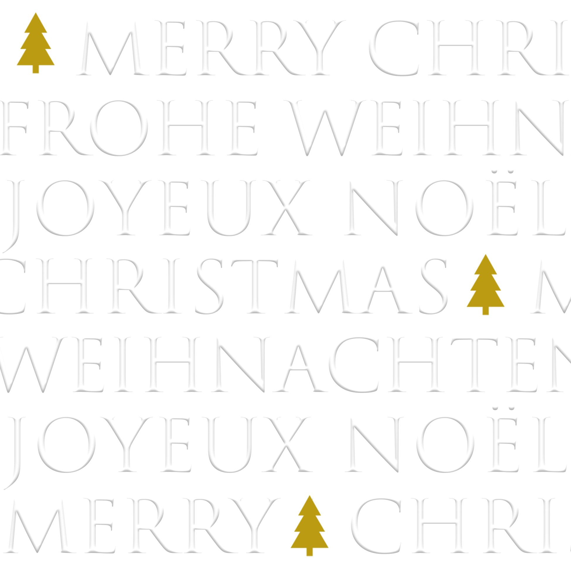 Servietten LETTERS TREE
