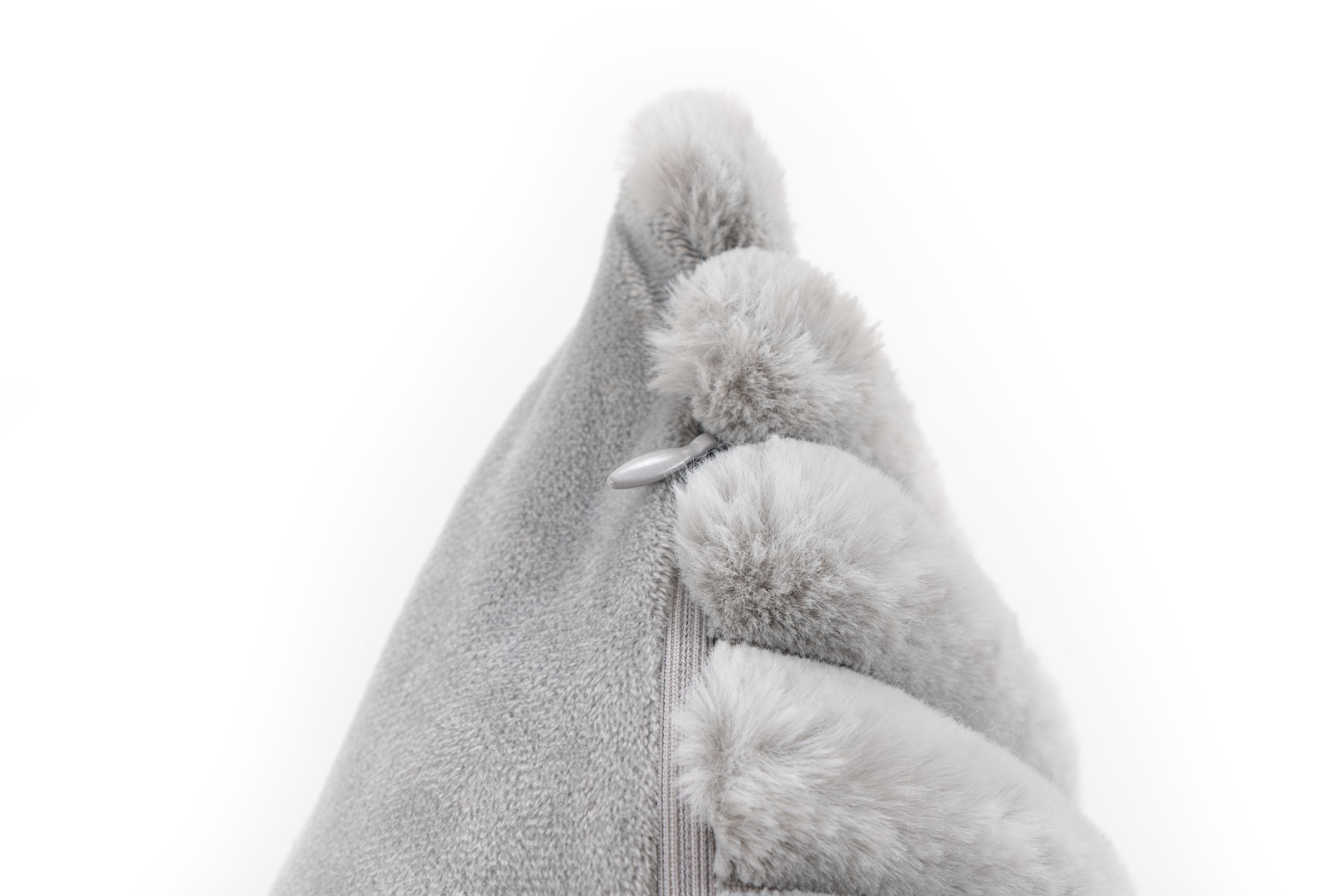 Kissen PLUSH silber