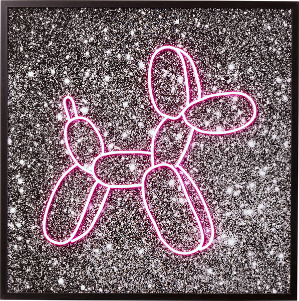 Glasbild BALLOON DOG LED