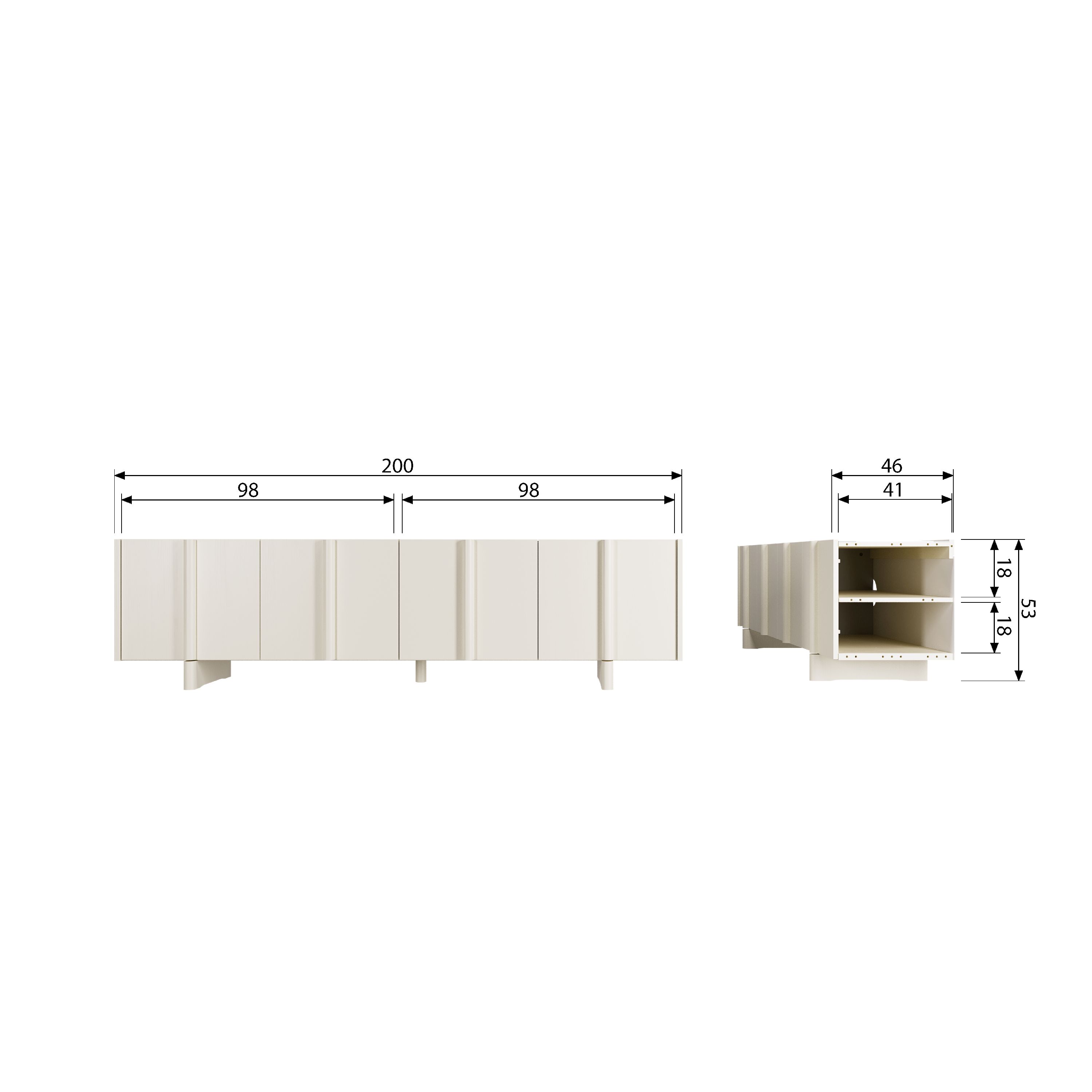 Lowboard MOUTIQUE LILOU