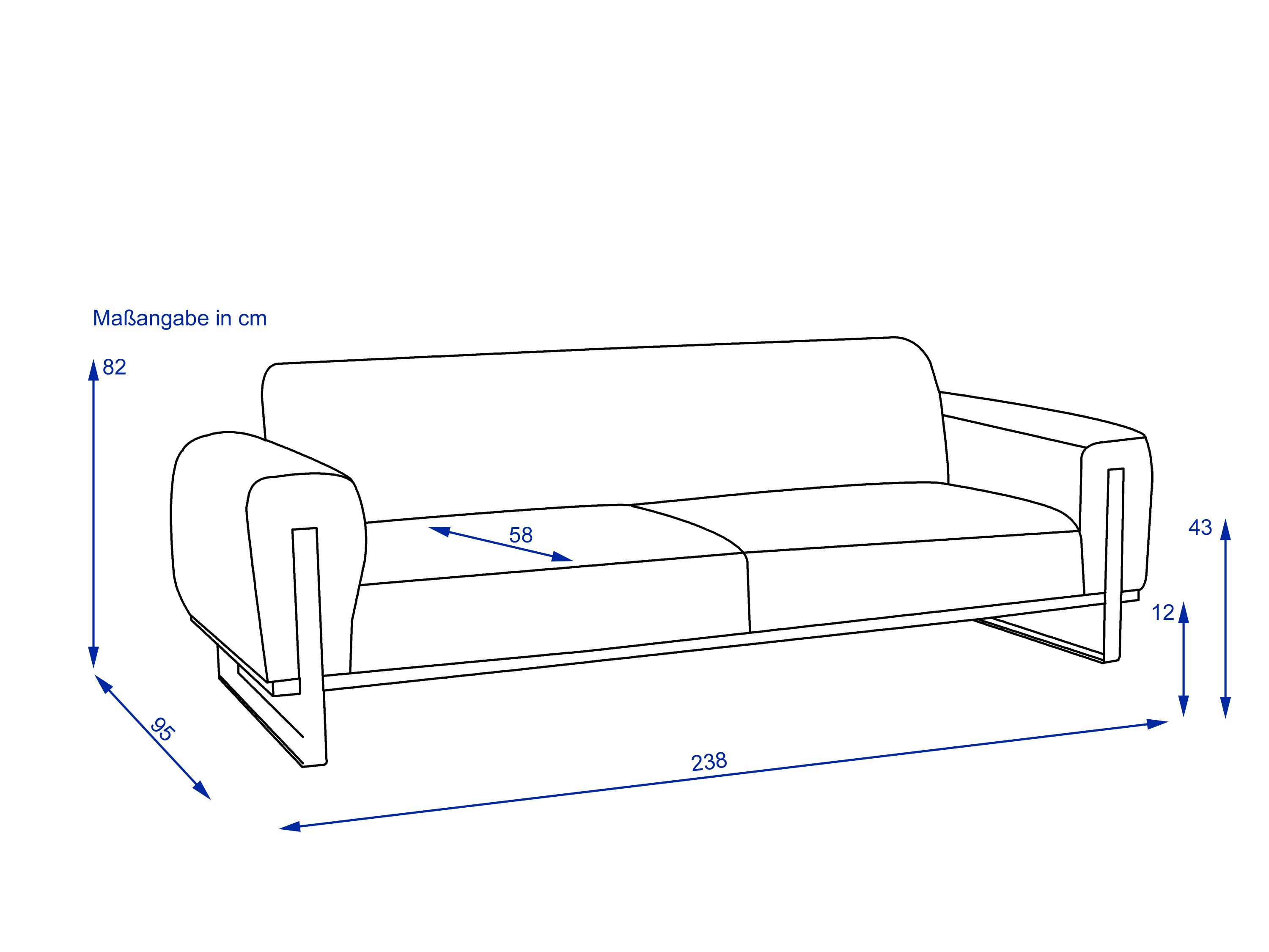 Sofa 3 Sitzer MUNIR