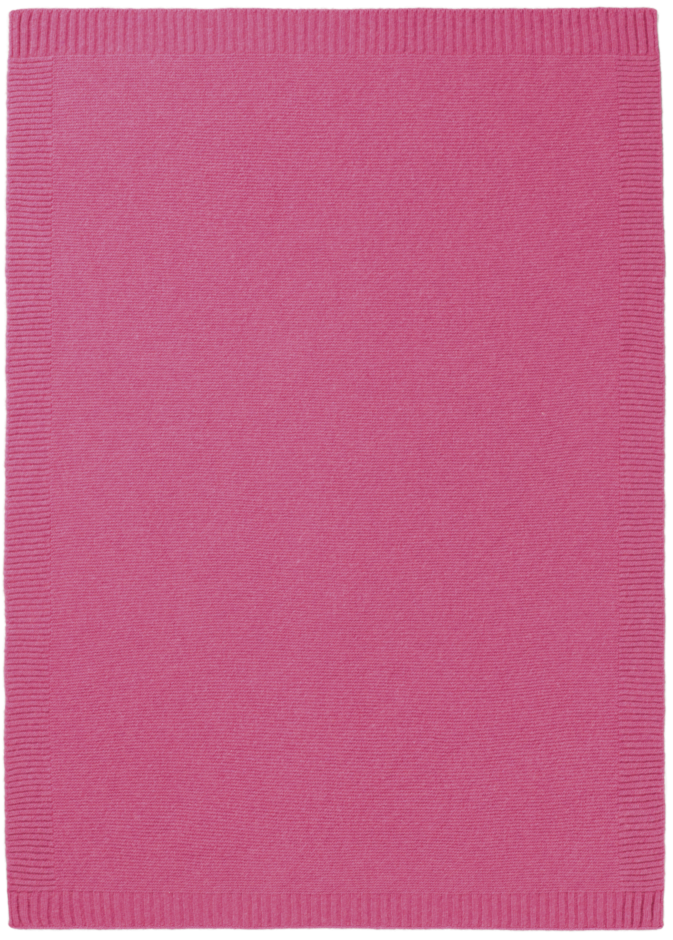 Kinderwolldecke WOOL KNIT PINK