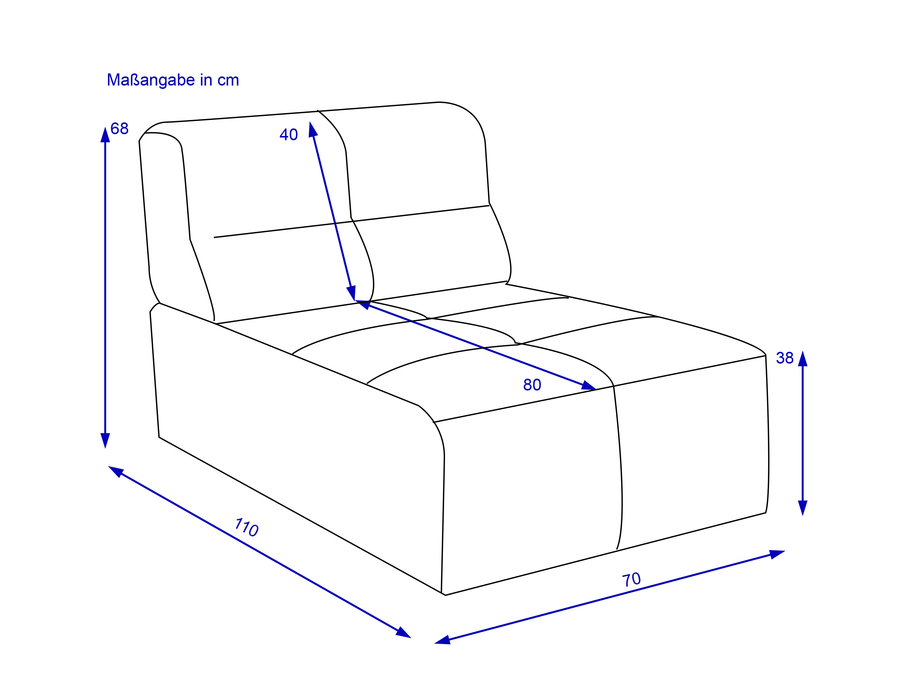 Sofaelement ZEFERINO FANO