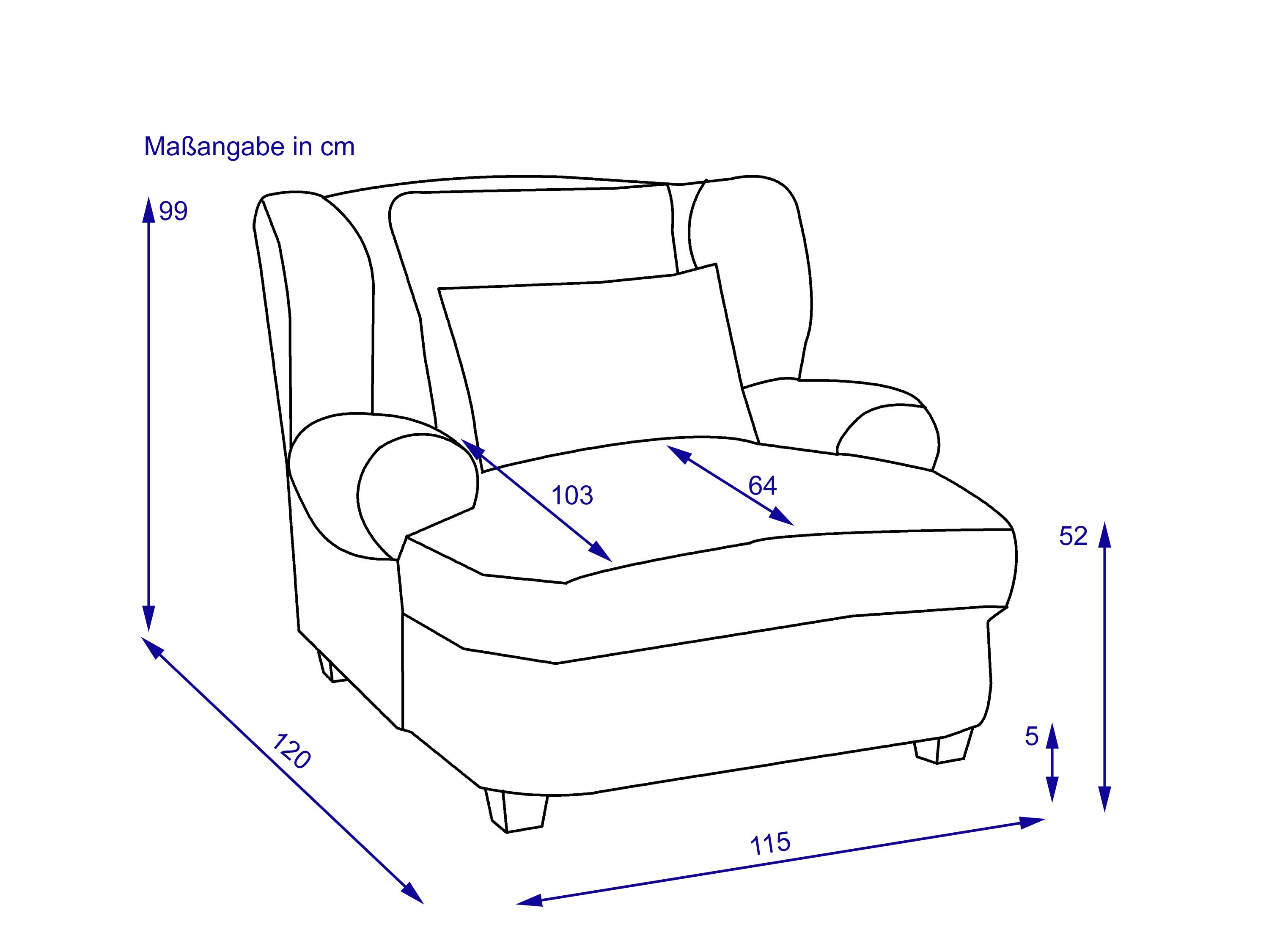 Loveseat SANSIBAR SANDE