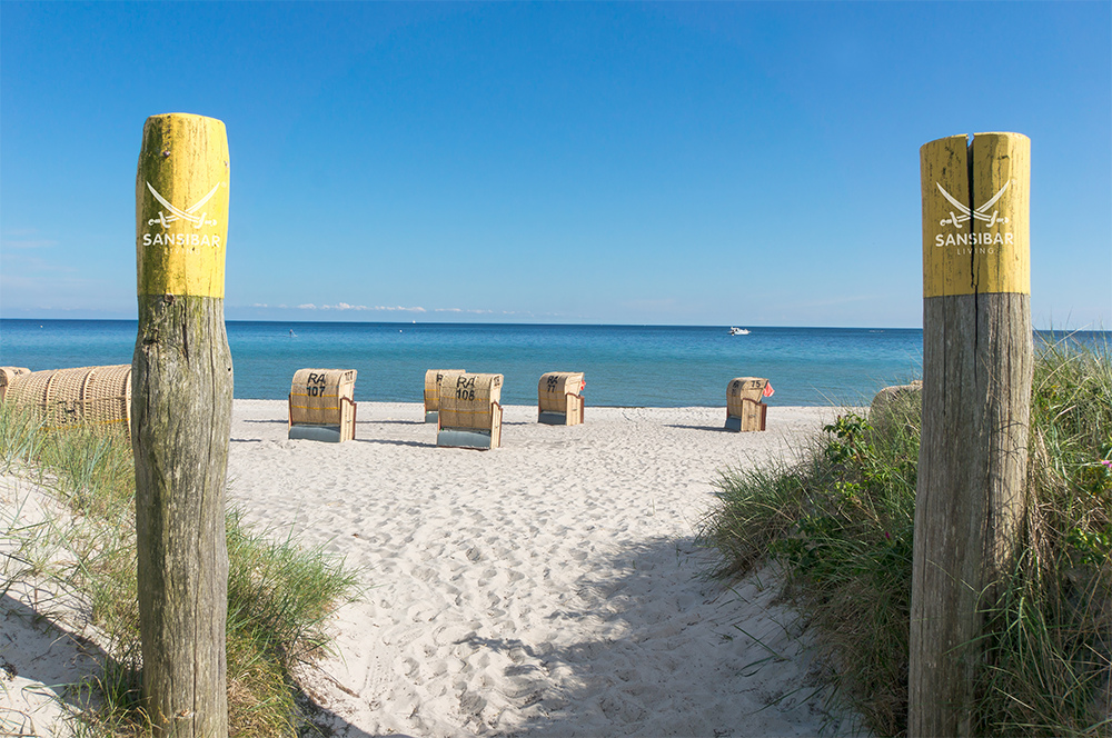 Leinwandbild STRANDKÖRBE