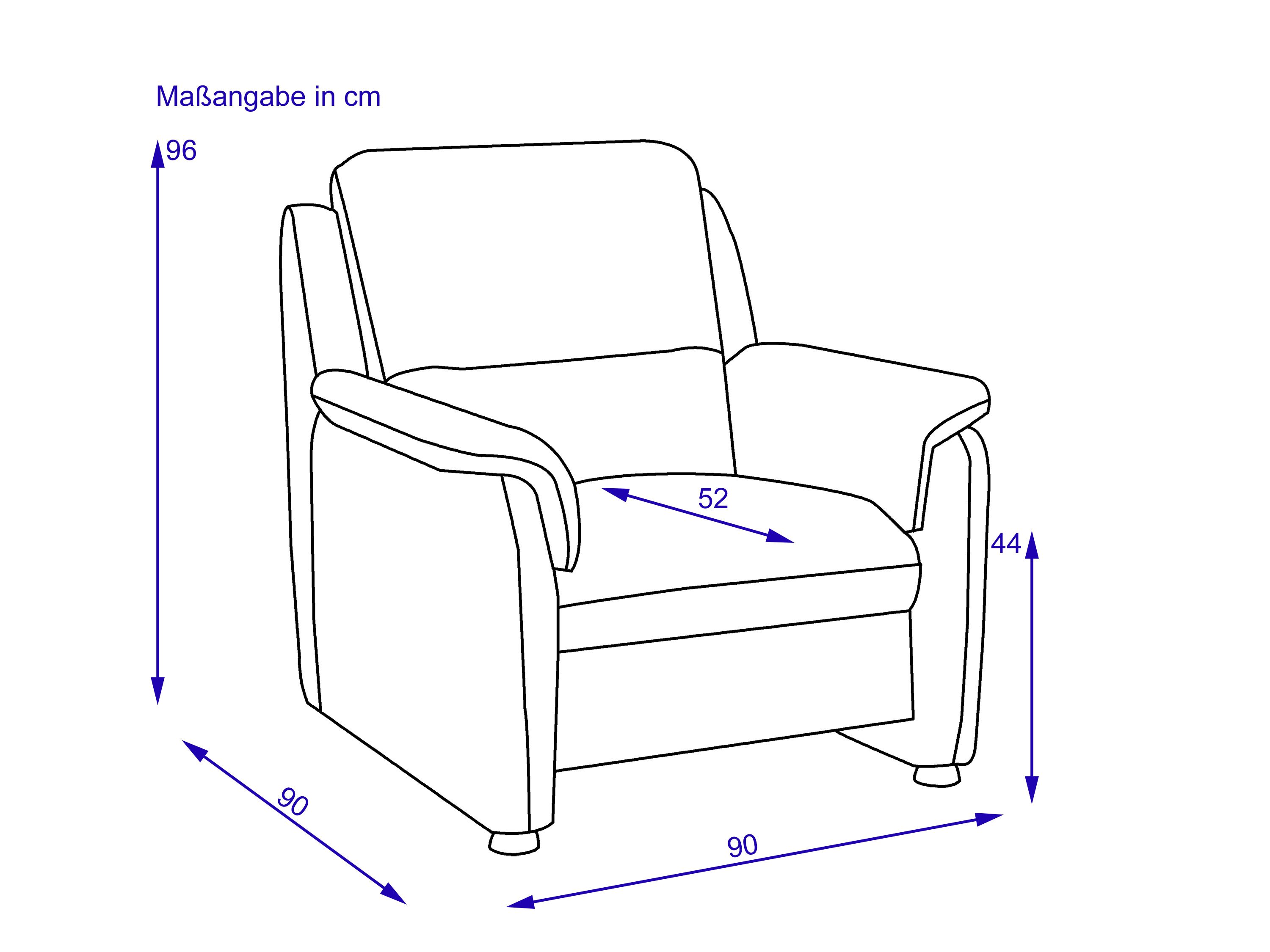 Sessel SYSTEMPOLSTER + Hocker Pino