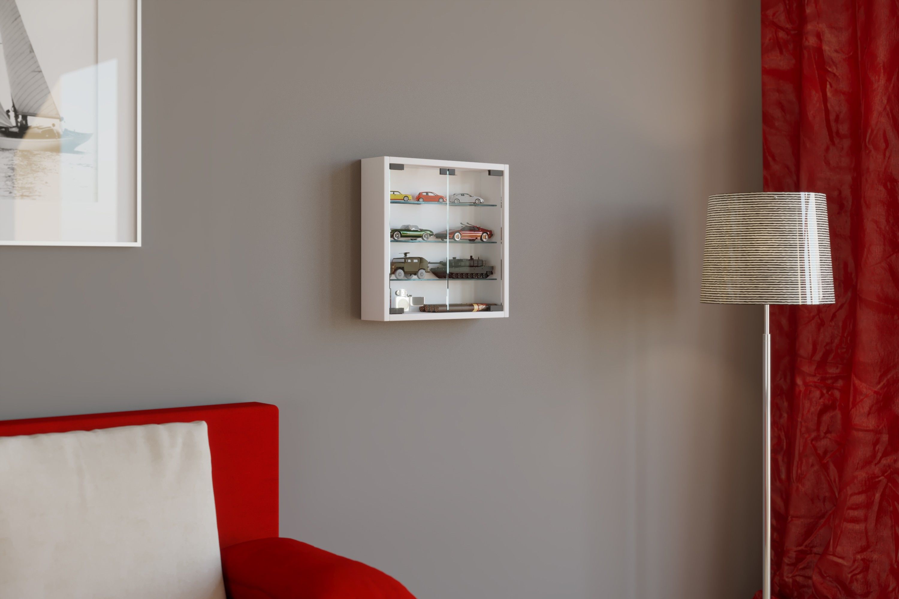 Wandvitrine MANDOSA S
