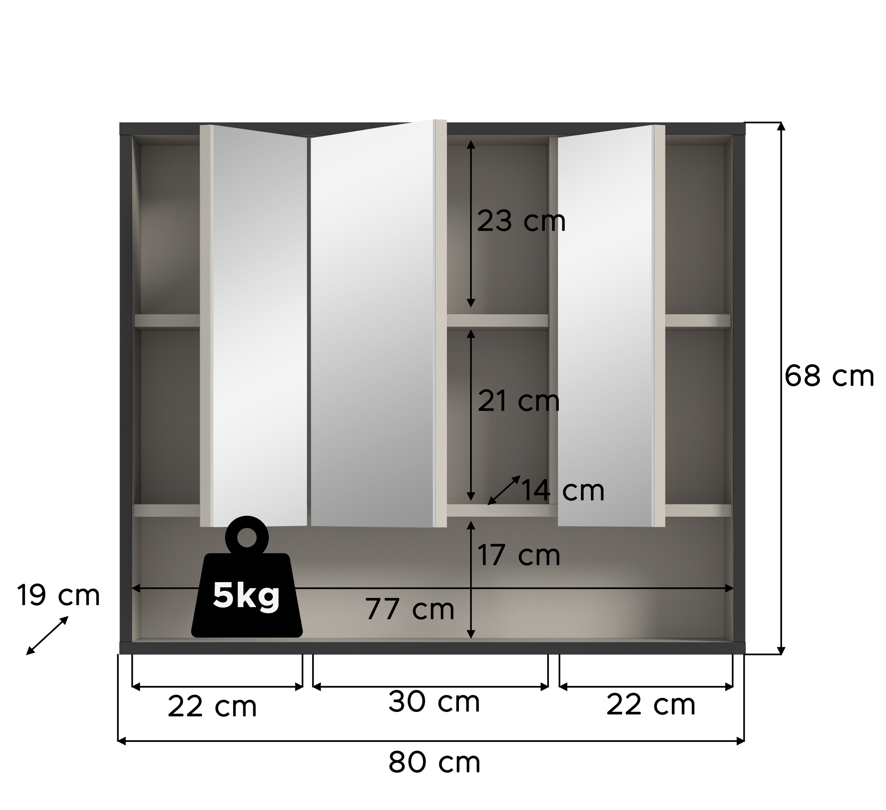 Spiegelschrank BAGNO