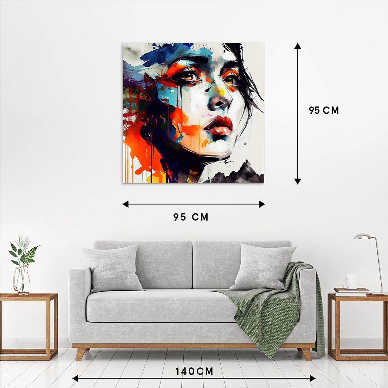 Acrylglasbild GRAFFITI SCHÖNE