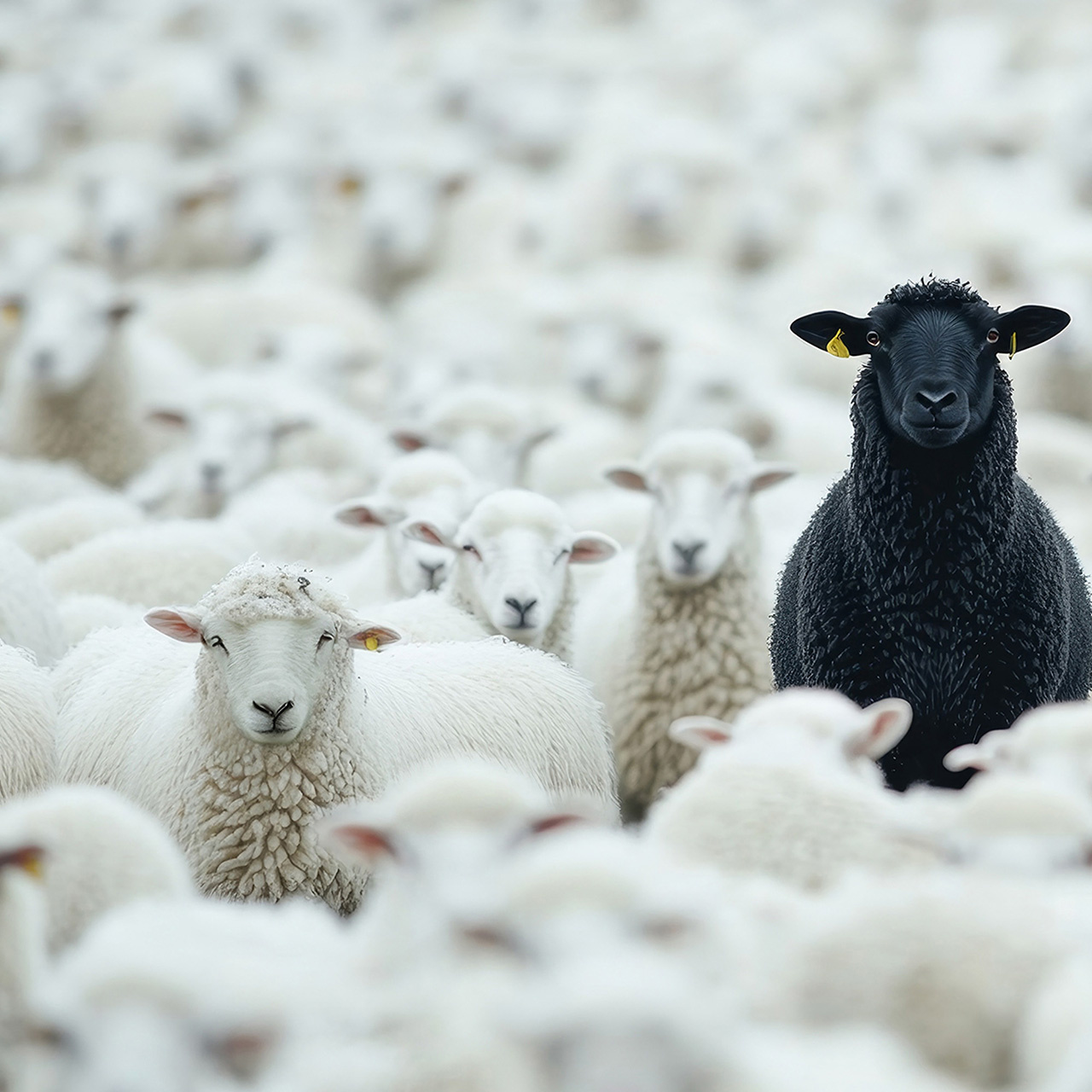 Leinwandbild BLACK SHEEP