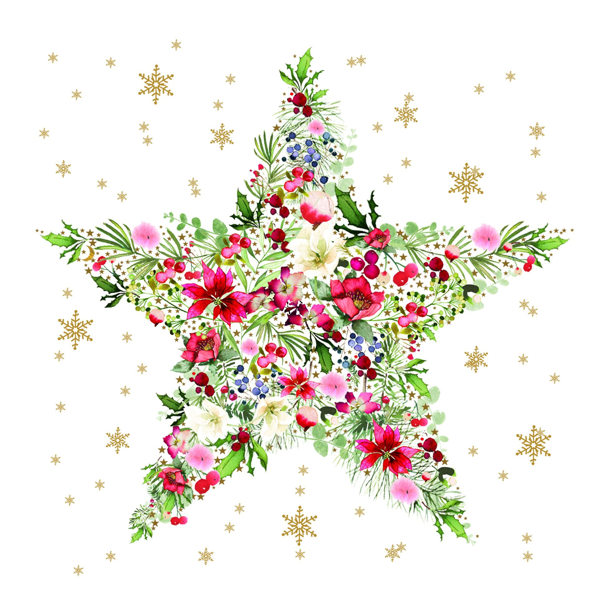 Servietten CHRISTMAS STAR