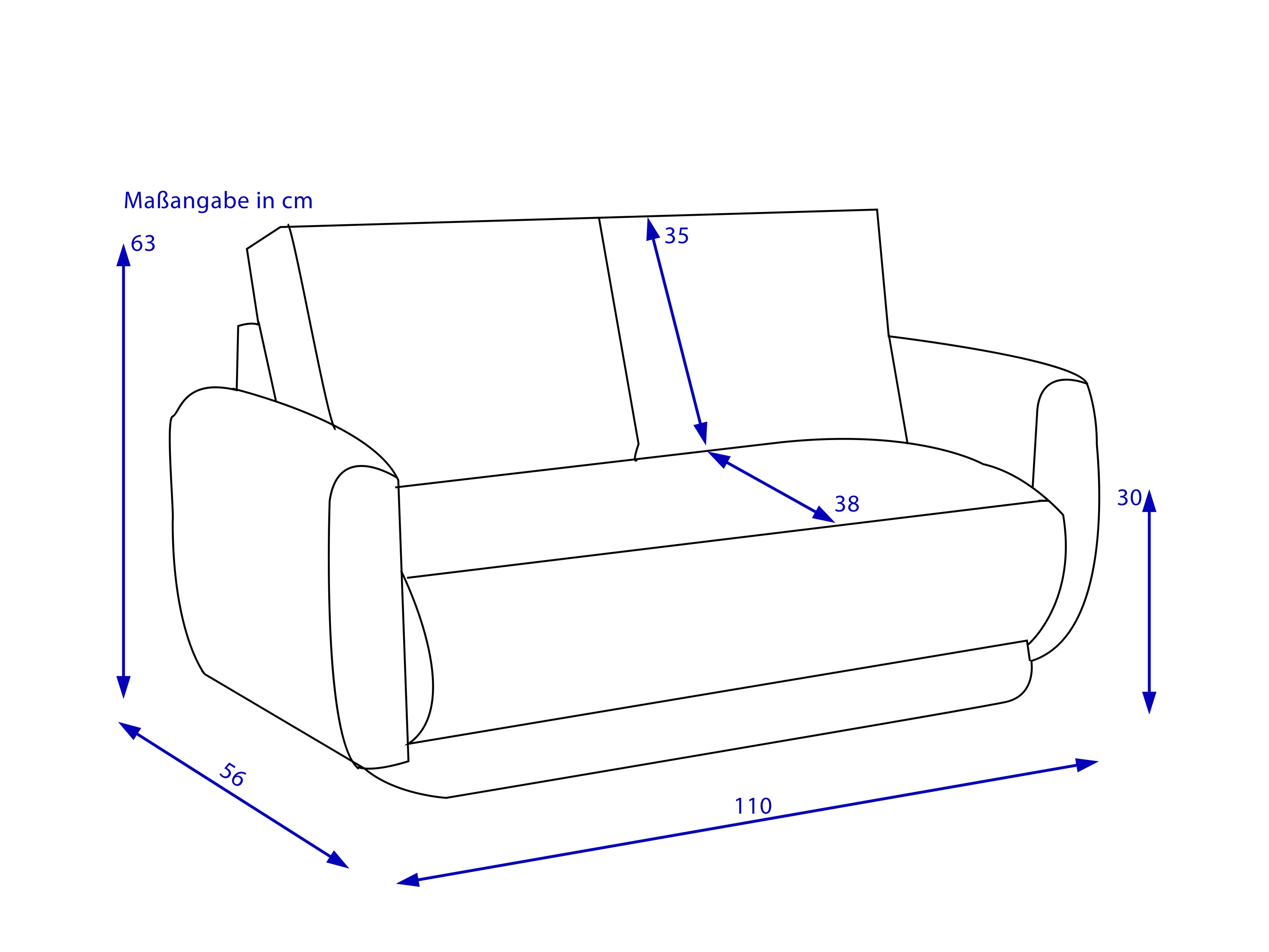 Kindersofa QAMIL