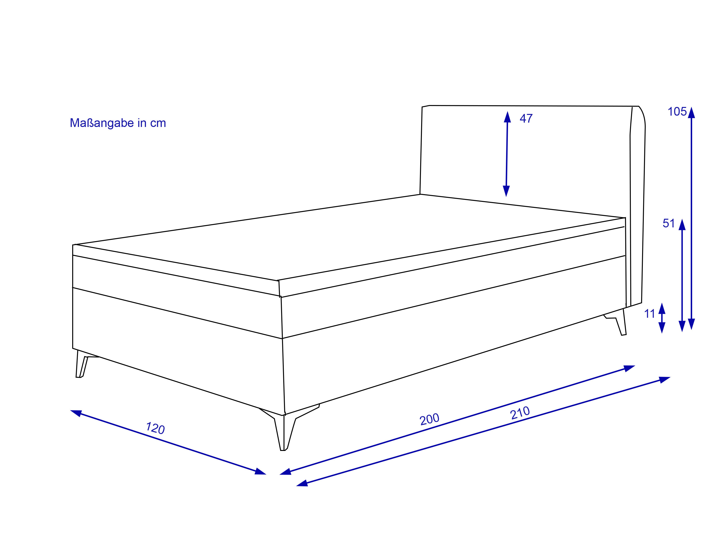 Boxspringbett HARPER EIBAR