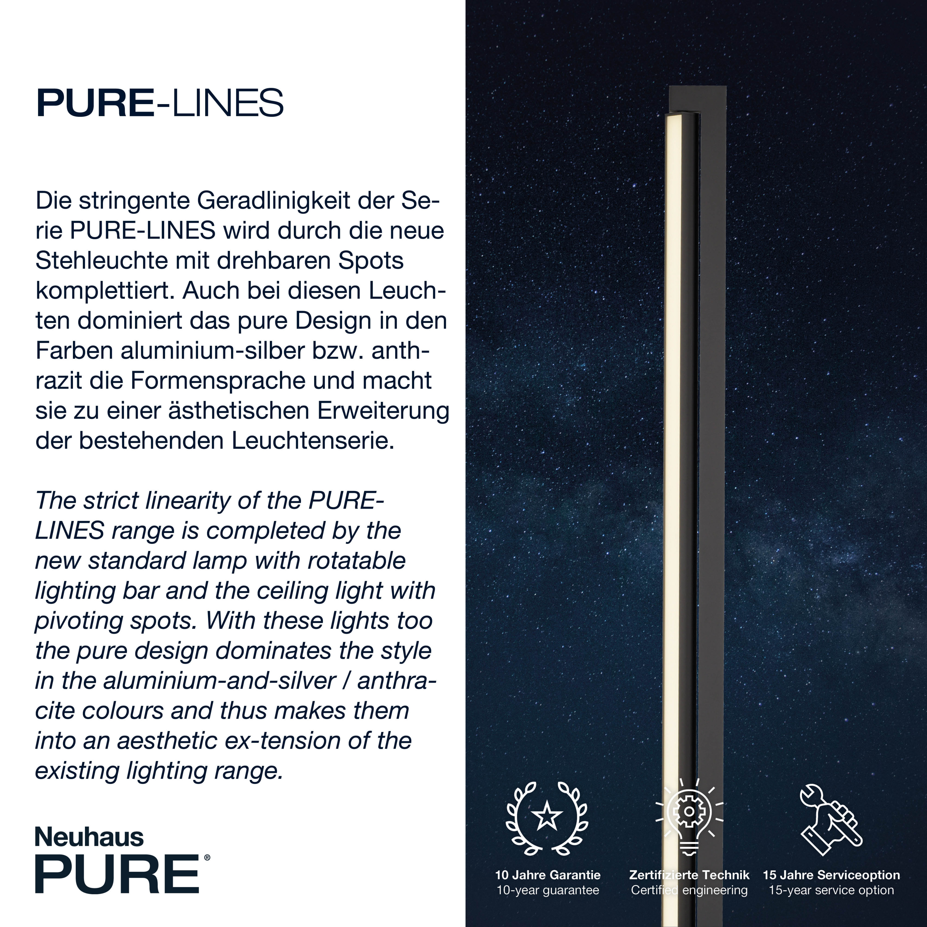 Stehleuchte PURE LINES FLOOR
