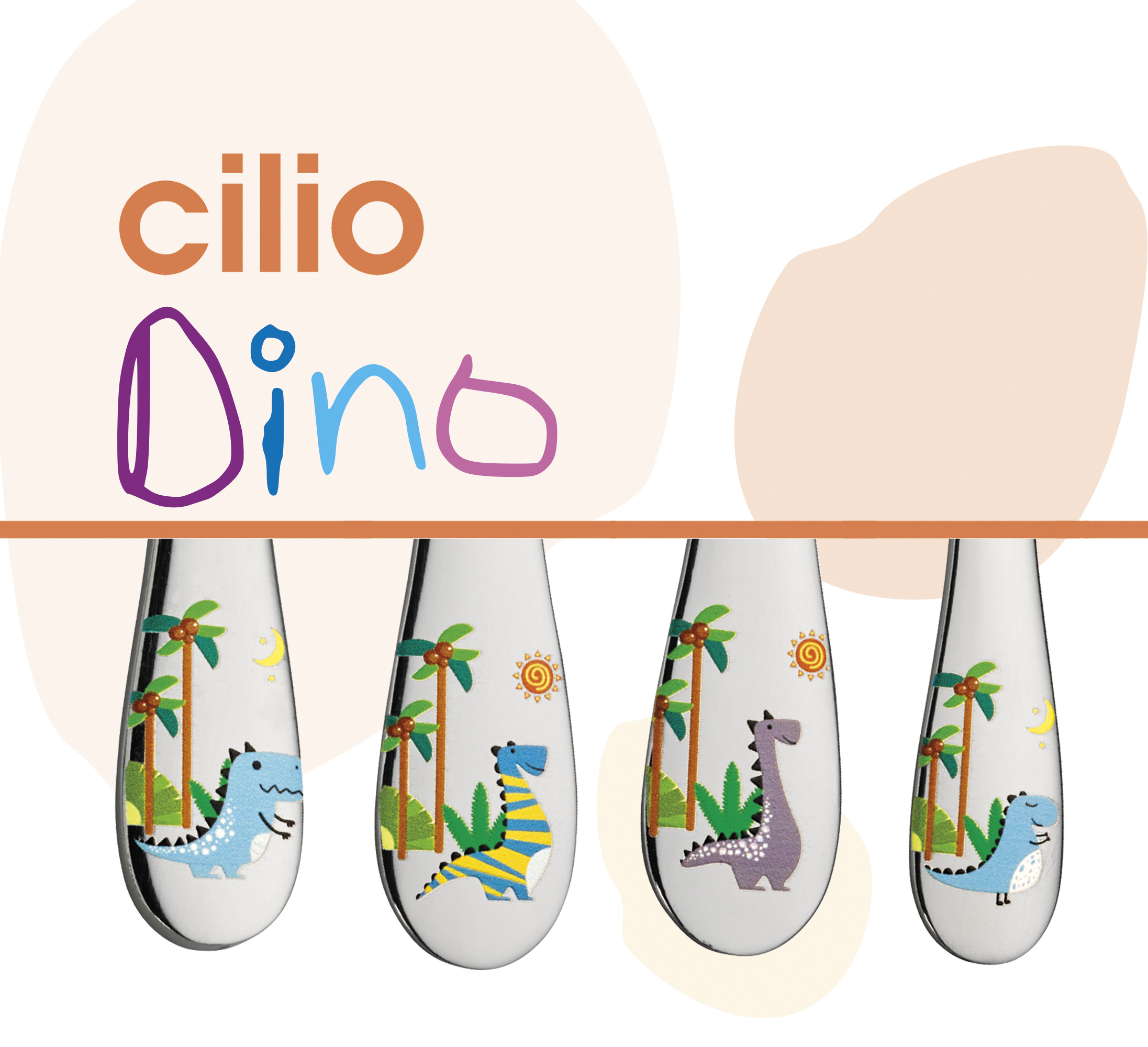 Kinderbesteck cilio DINO