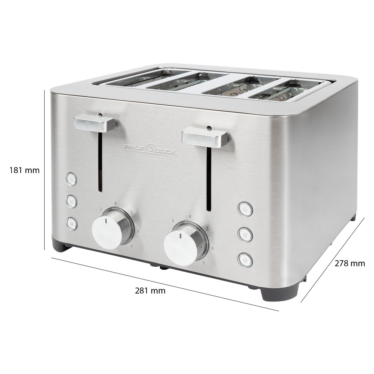 4-Scheiben-Toaster PROFICOOK