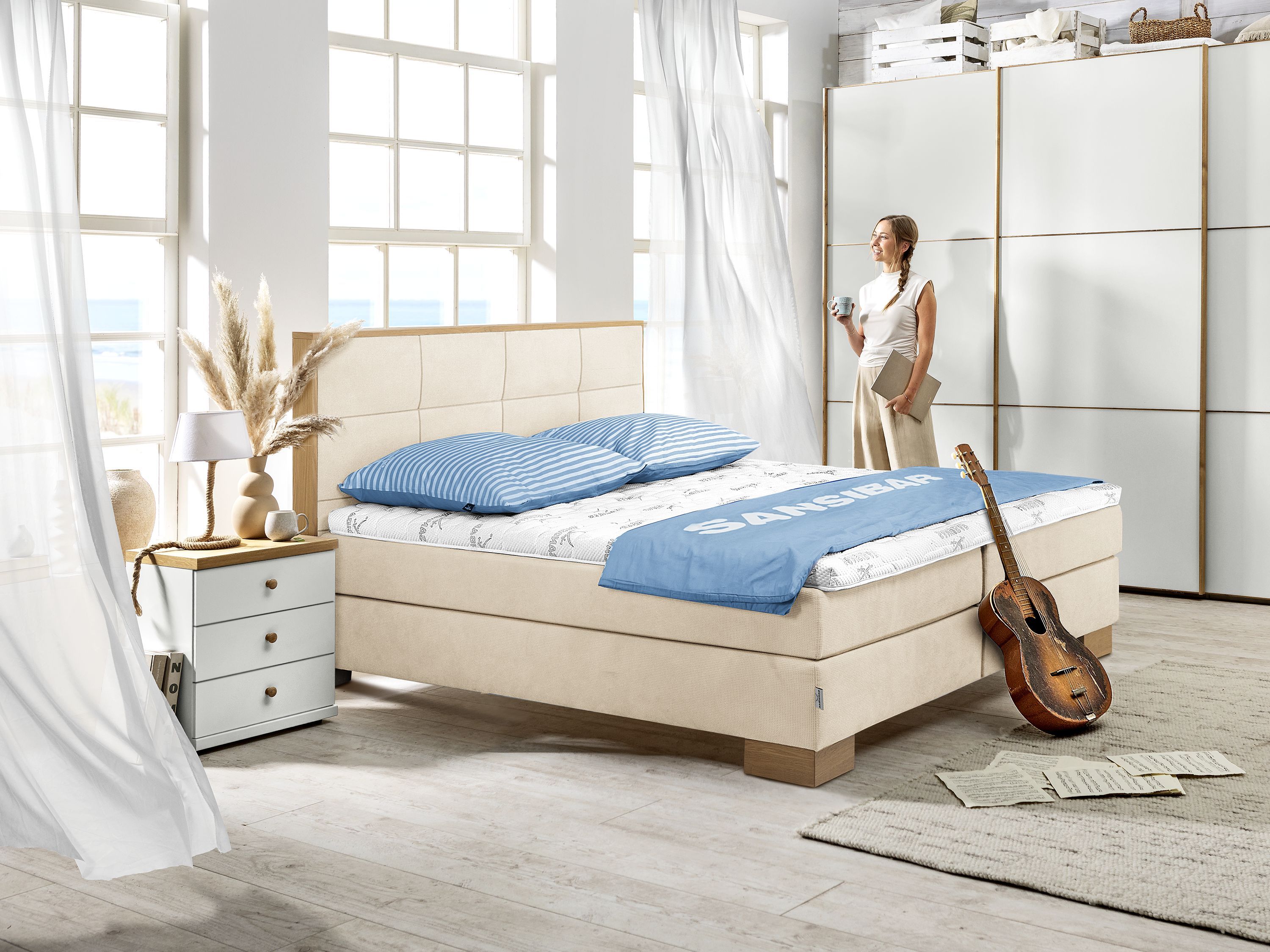 Boxspringbett SANSIBAR LANGEOOG