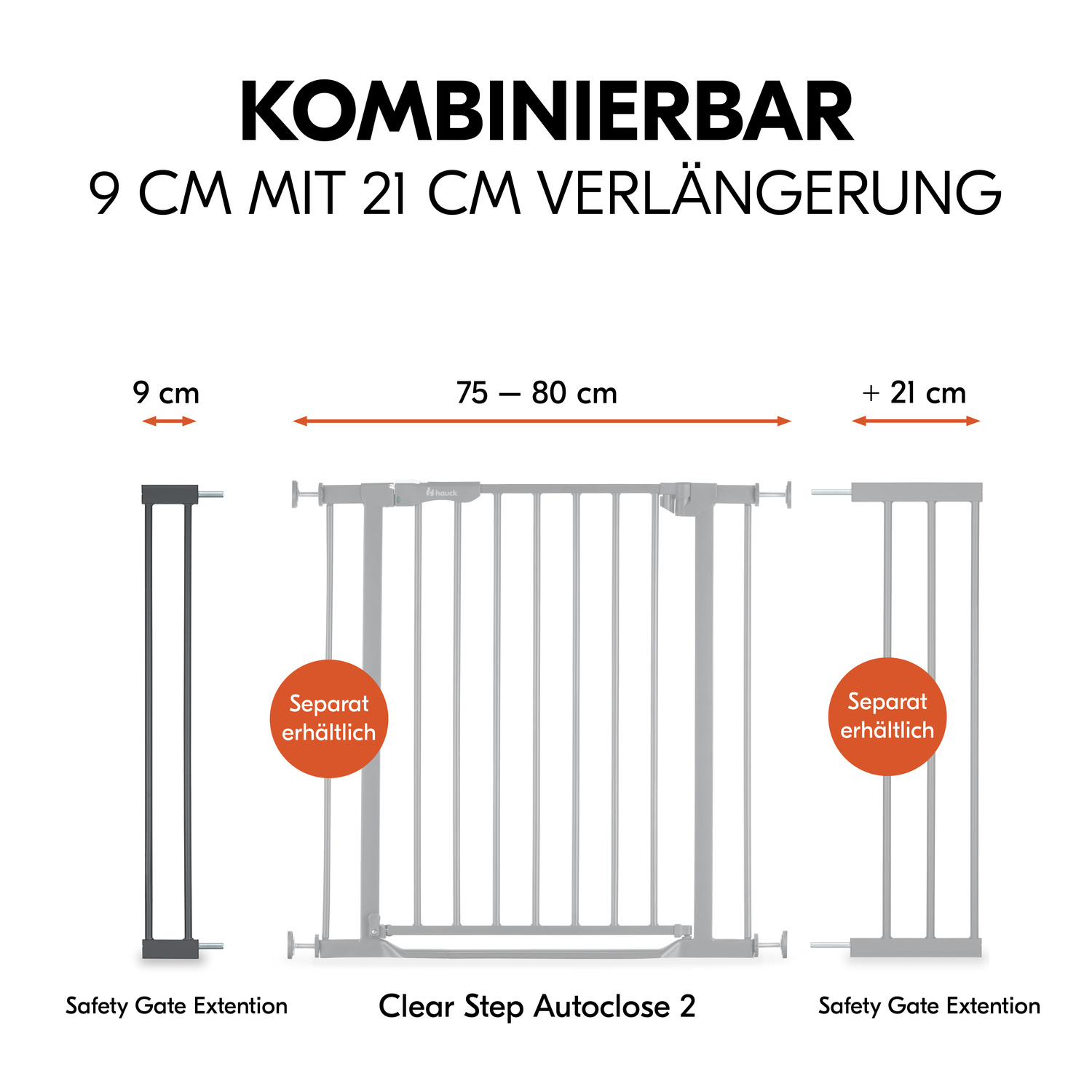 Türgitterverlängerung hauck 9cm