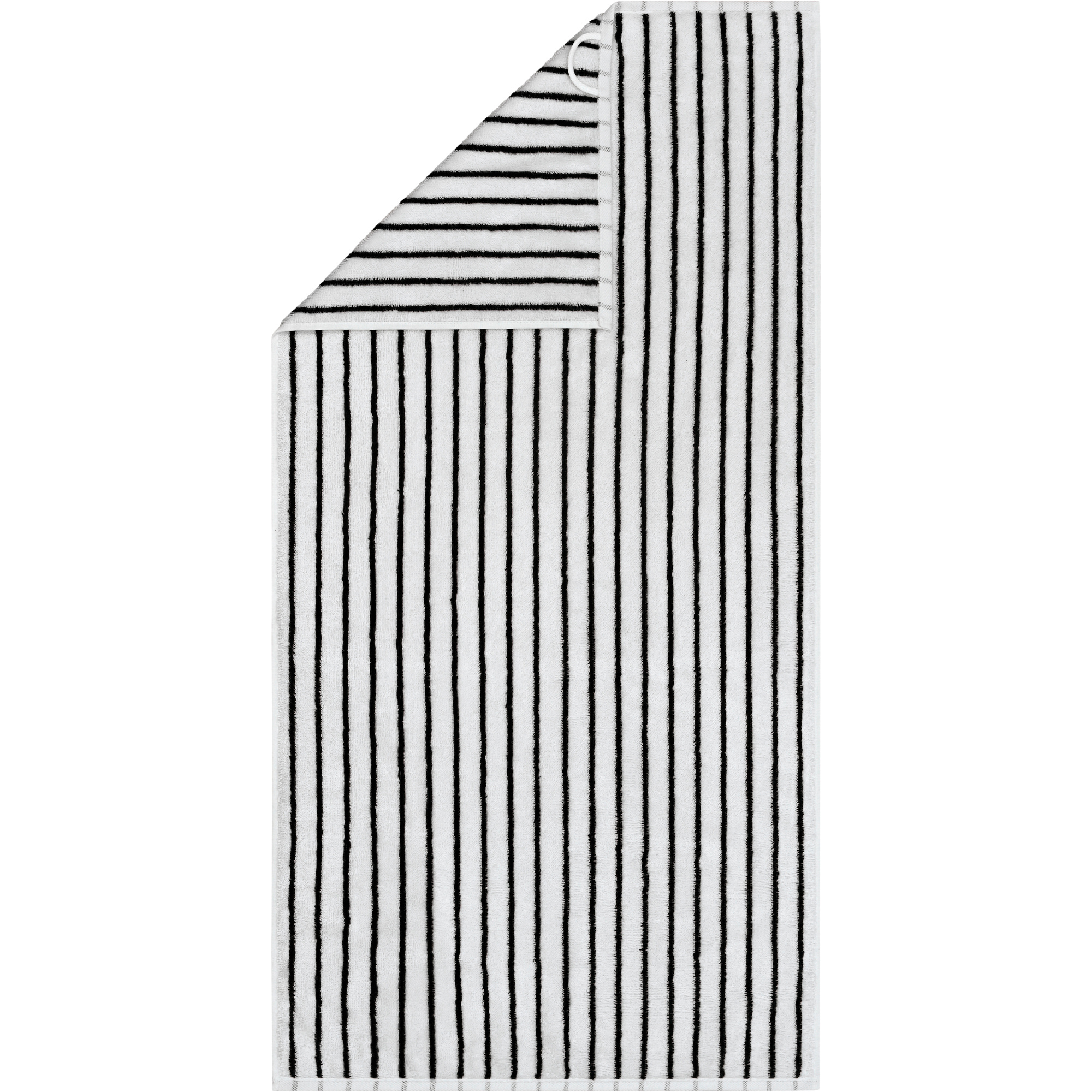Handtuch BLACK&WHITE STREIFEN