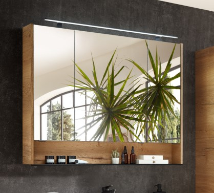Spiegelschrank Aquarell BORDEAUX
