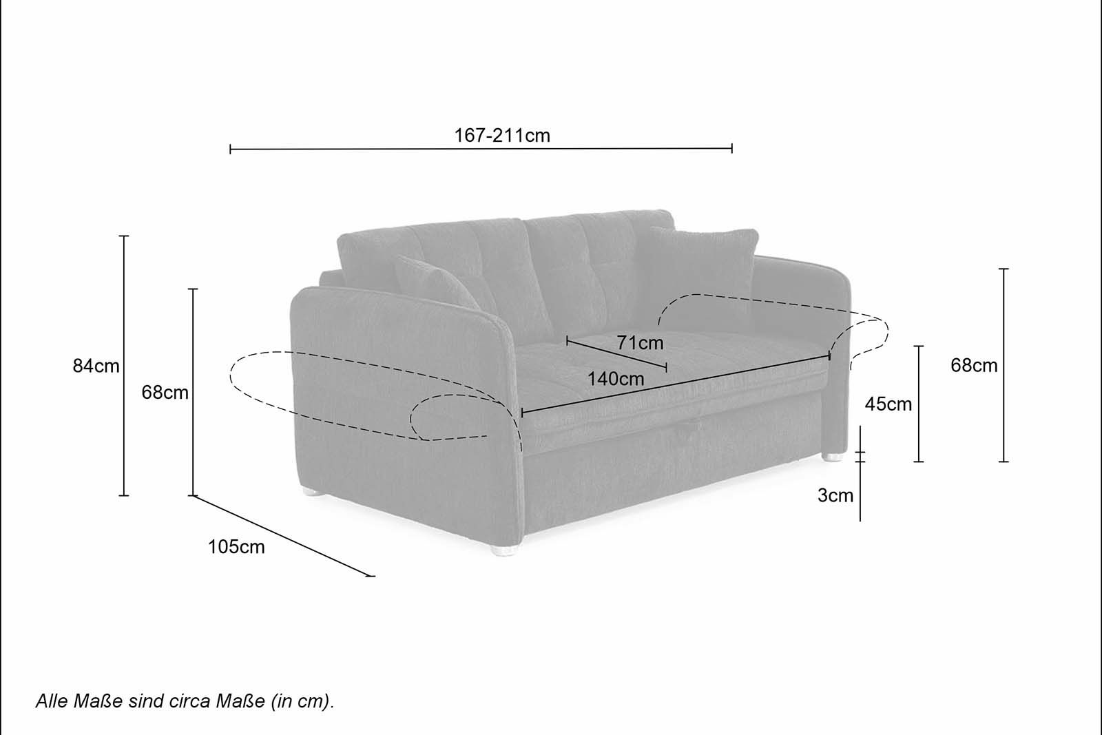 Schlafsofa HARPER JOHNSTOWN