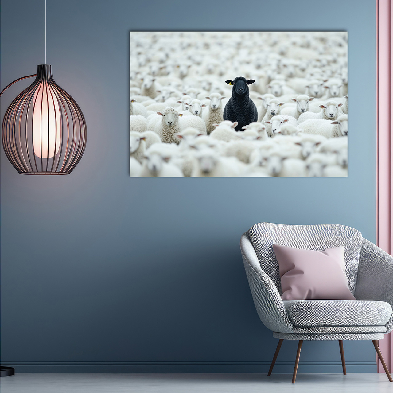 Leinwandbild BLACK SHEEP