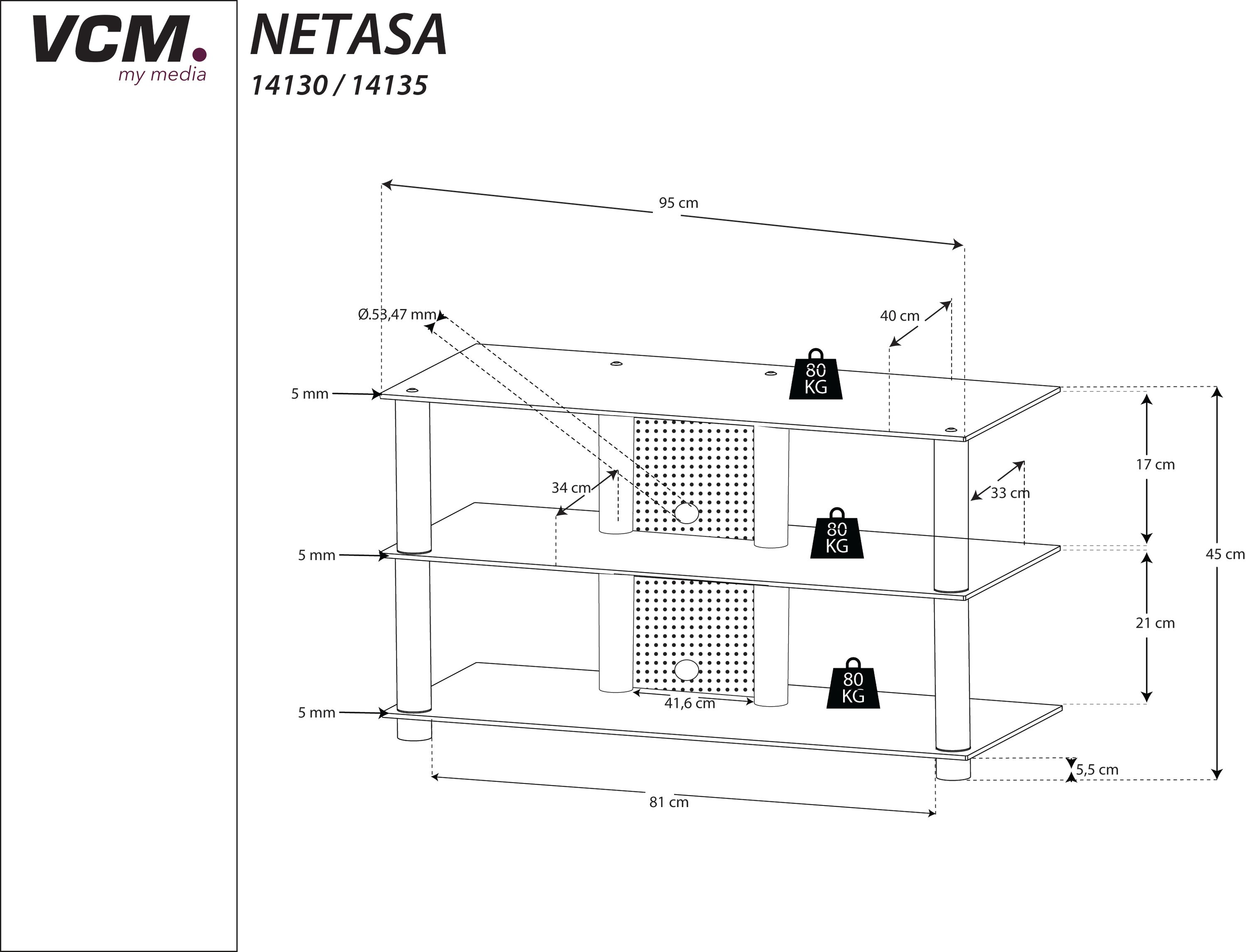TV-Möbel Netasa