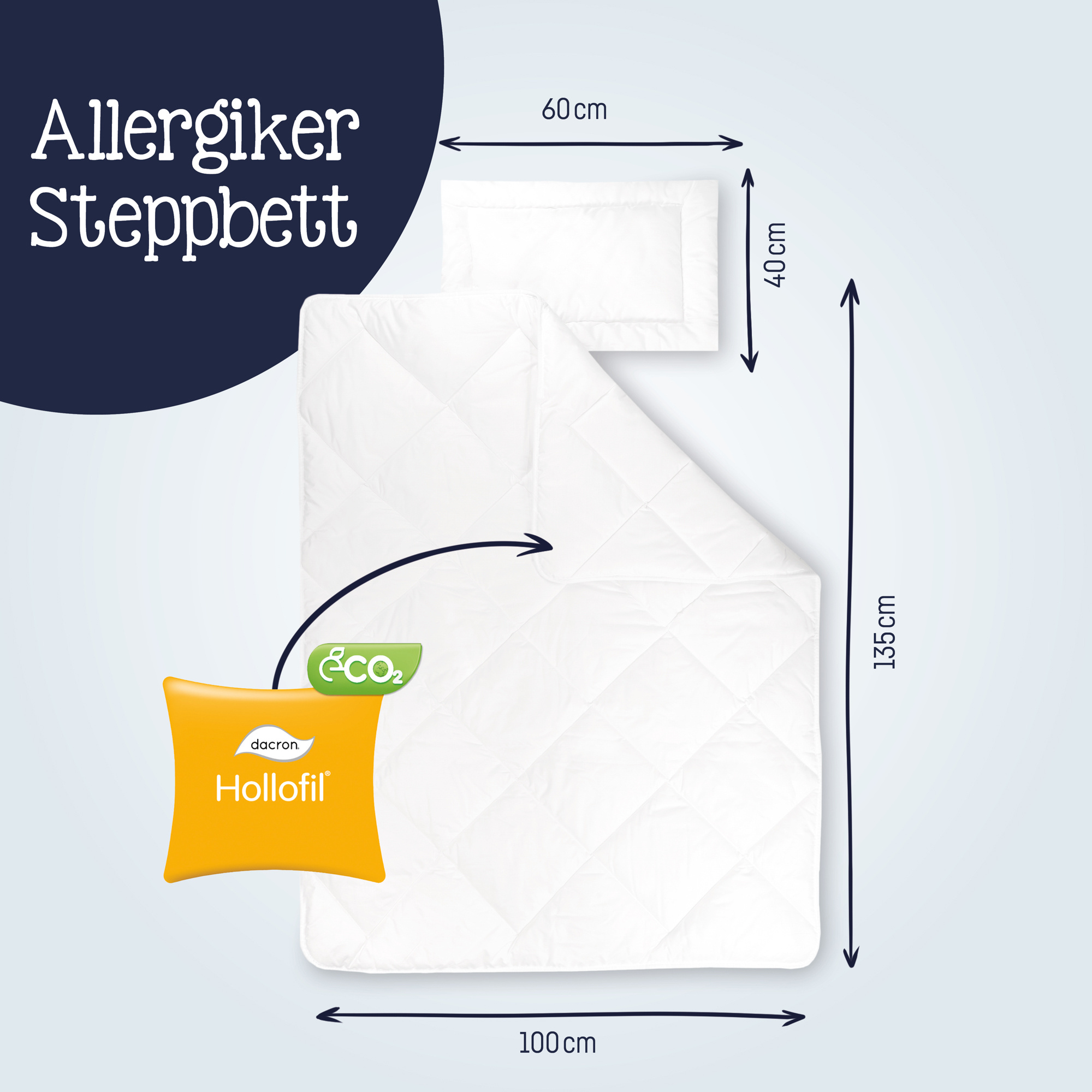 Steppbett-Set ZÖLLNER Hygiena