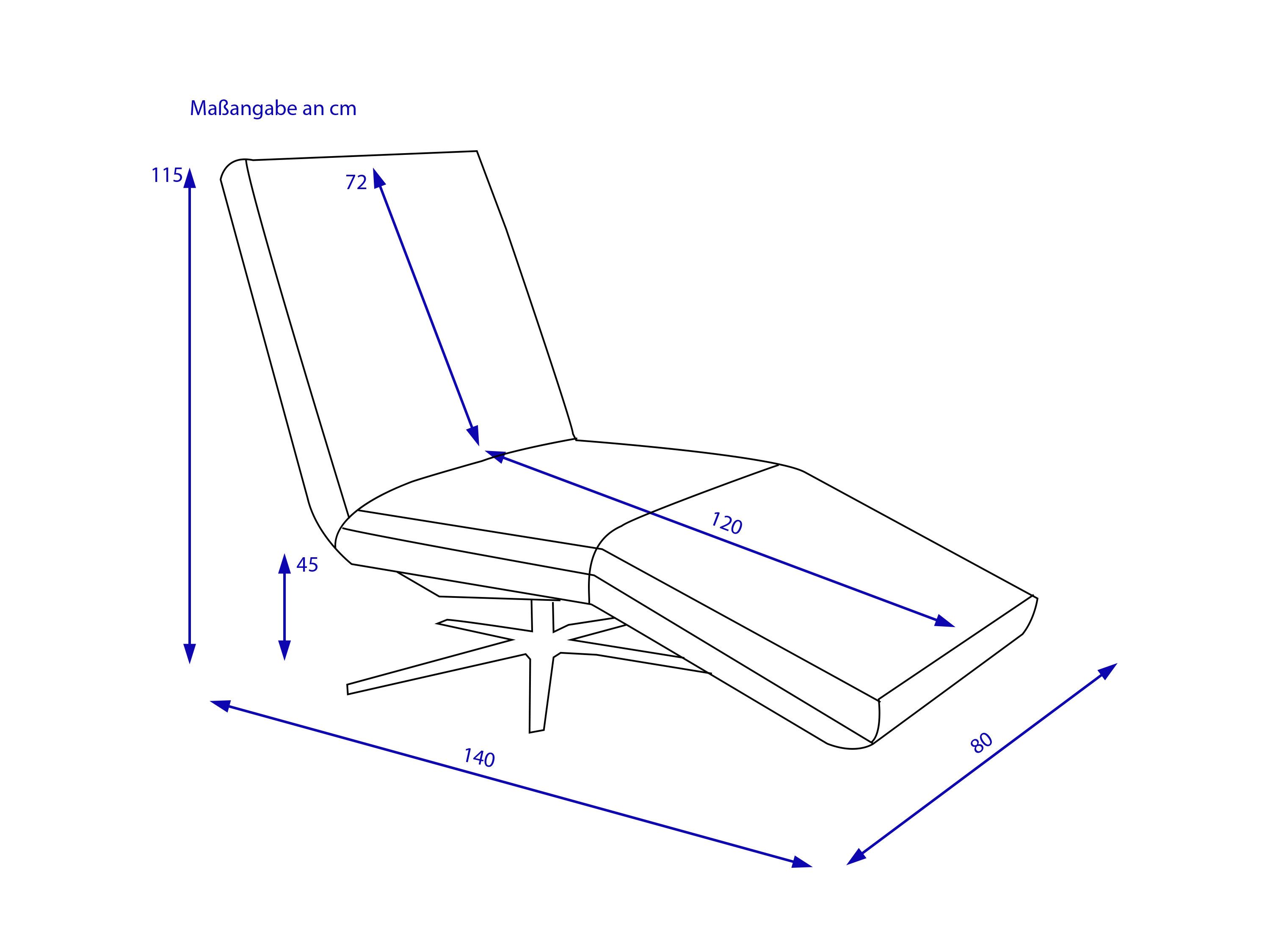 Einzelliege Elastoform CHLOE