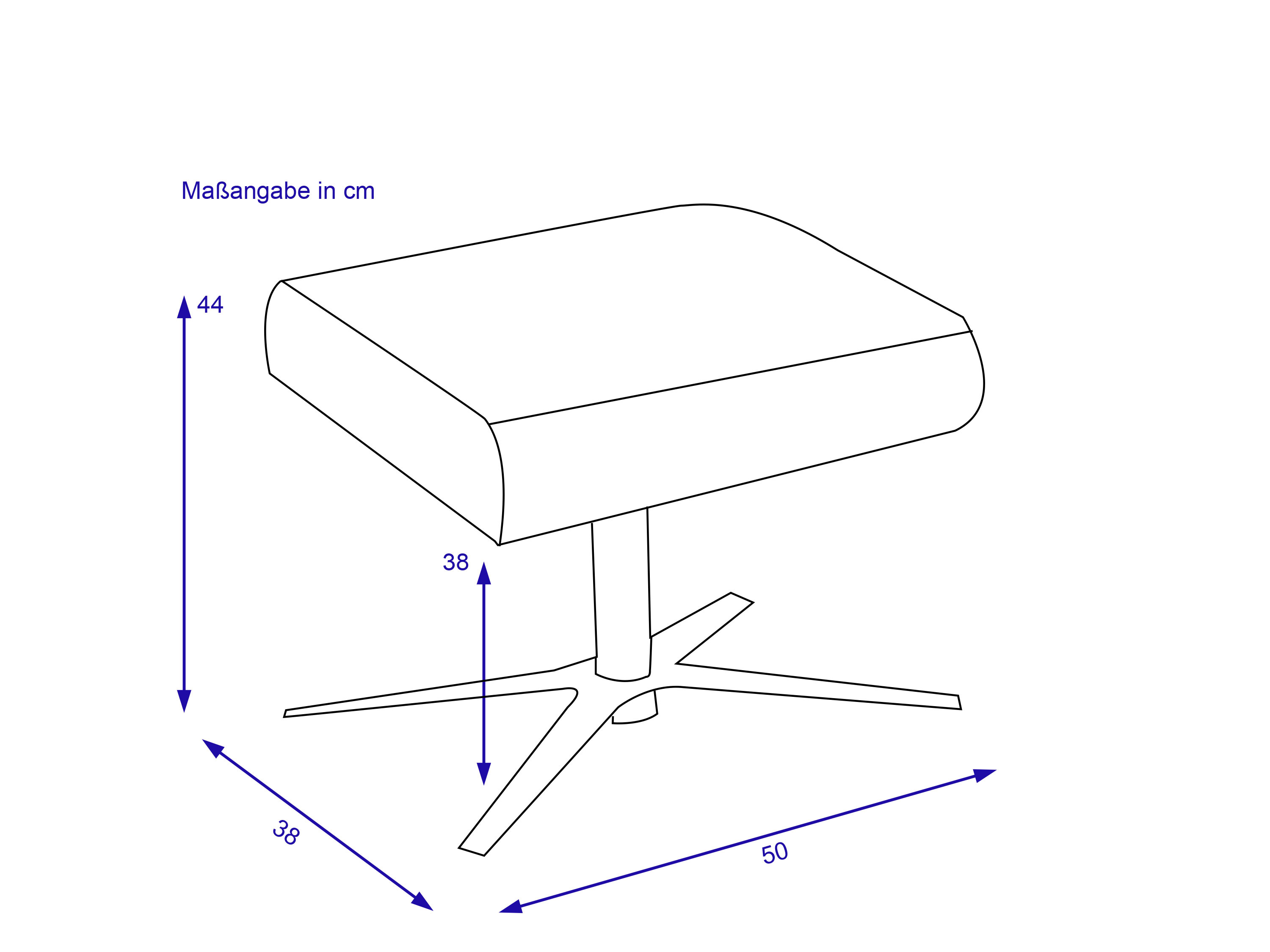 Hocker SYSTEMPOLSTER PADDY