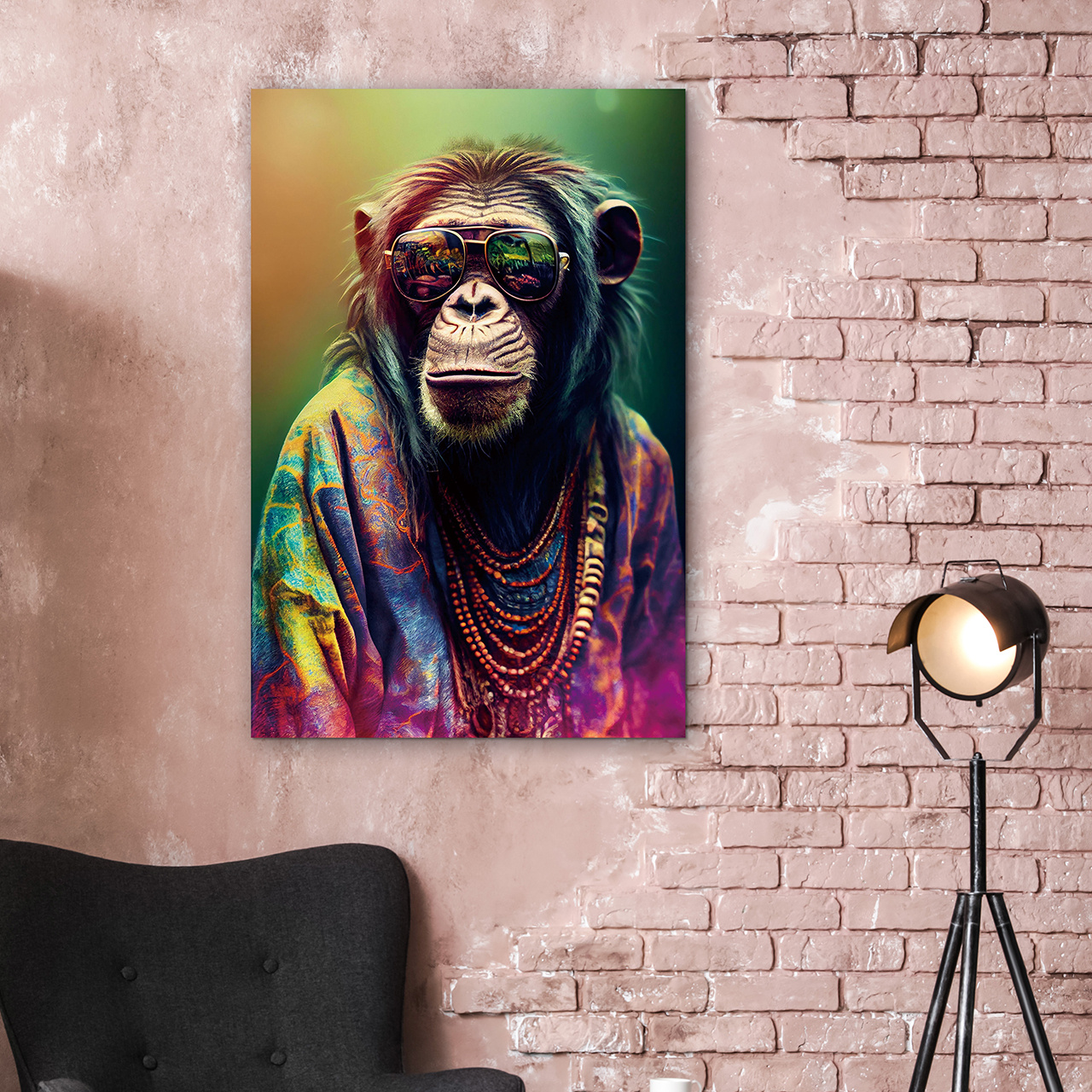 Glasbild HIPPIE STYLE